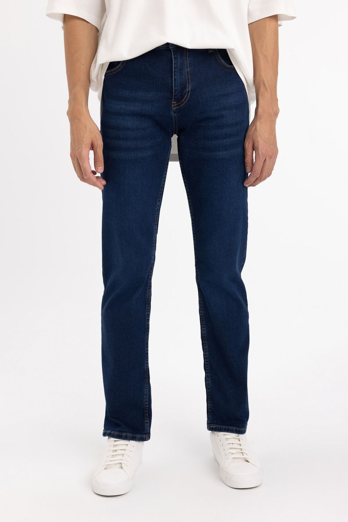 Defacto Sergio Regular Fit Normal Bel Boru Paça Pantolon