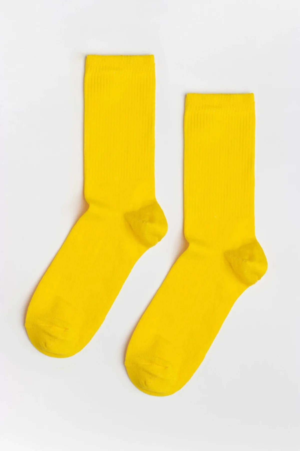 Siena Mood Sarı Fitilli Unisex Çorab