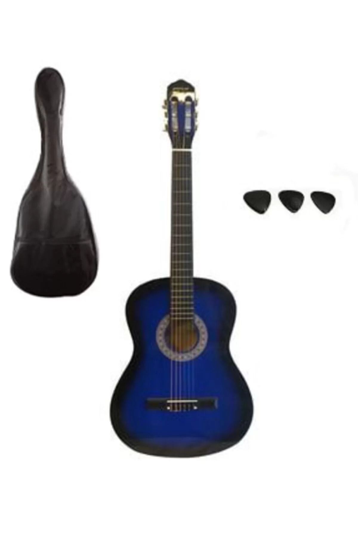 Genel Markalar Sidney Mavi Klasik Gitar 4/4 Tam Boy