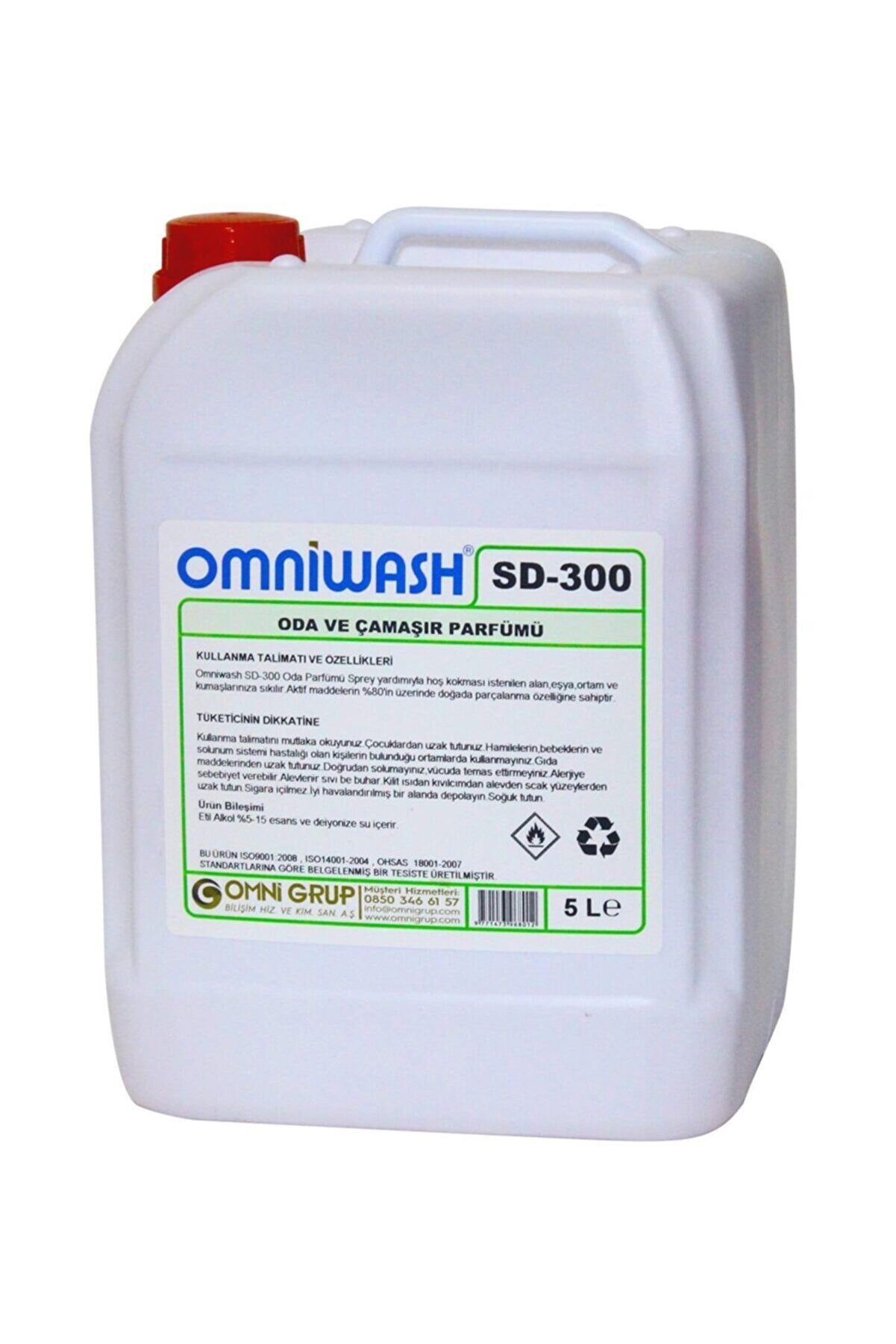 Omniwash Sd-300 Tropikal Oda Ve Çamaşır Parfümü 5 Litre