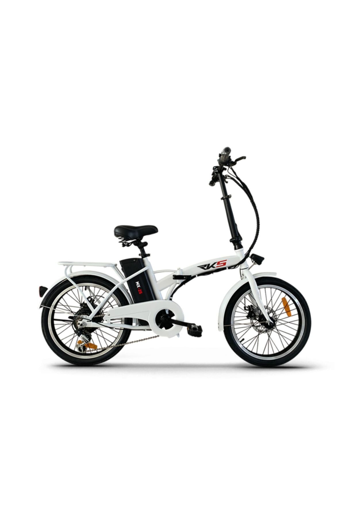 RKS Mx25 Katlanabilir Elektrikli Bisiklet Beyaz