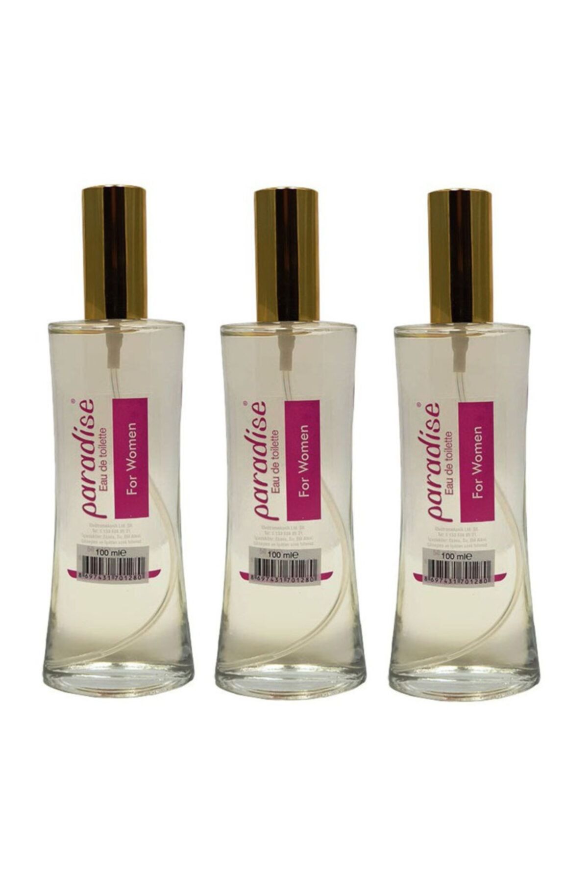 Paradise Kadın Parfümü 100 Ml X 3 Adet