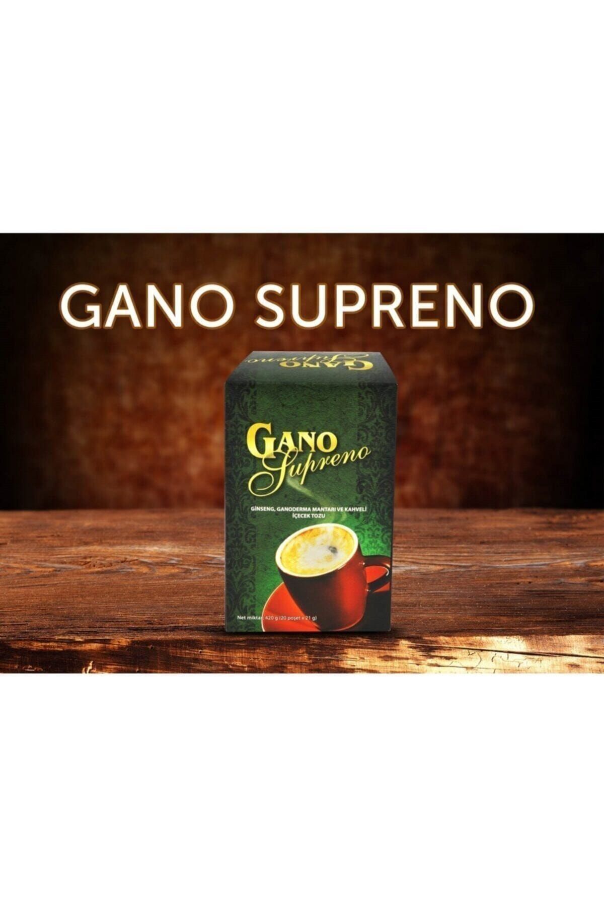 GanoExcel Gano Supreno Ganoderma Mantarı Ve Cinseng Içerikli Kahve 20 × 21 gr