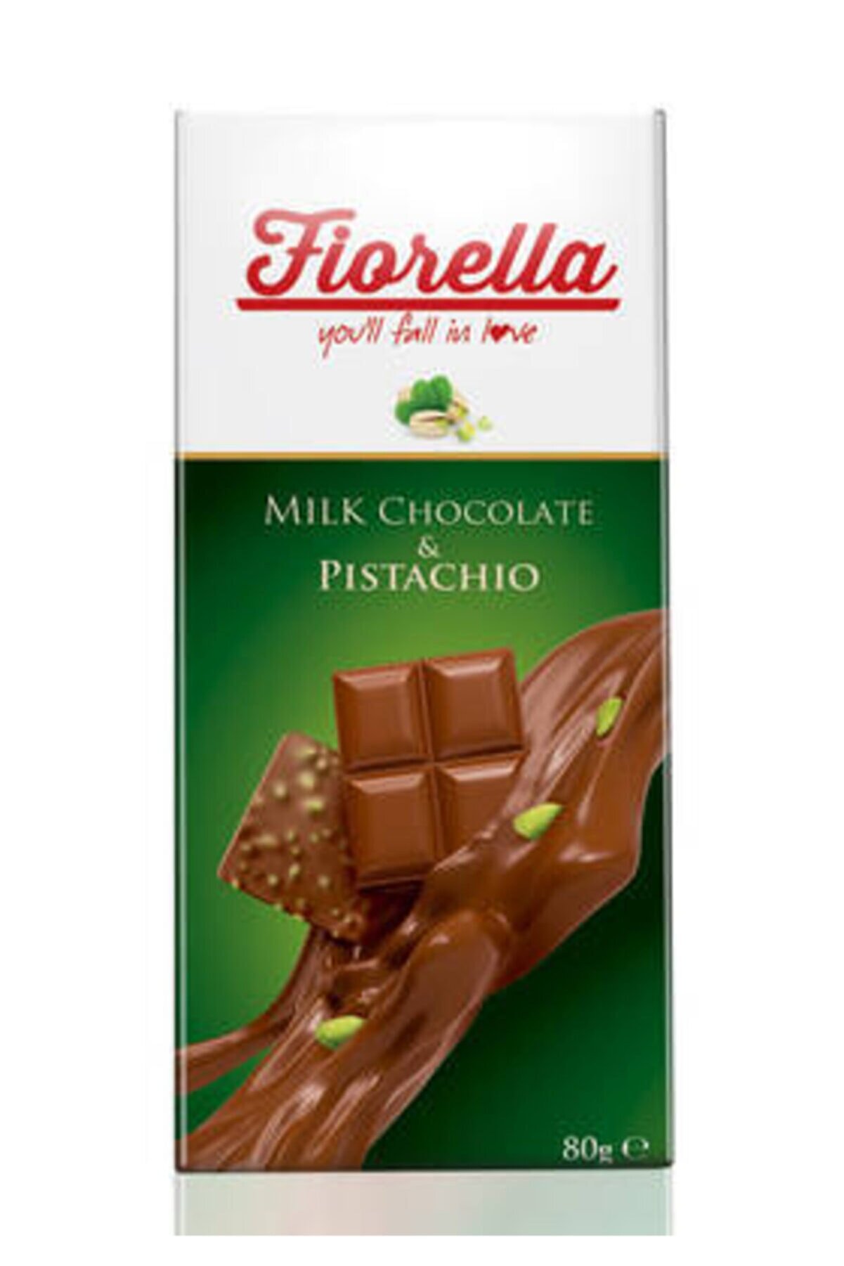 FIORELLA Fıstıklı Tablet Çikolata 80 Gr. 1 Adet