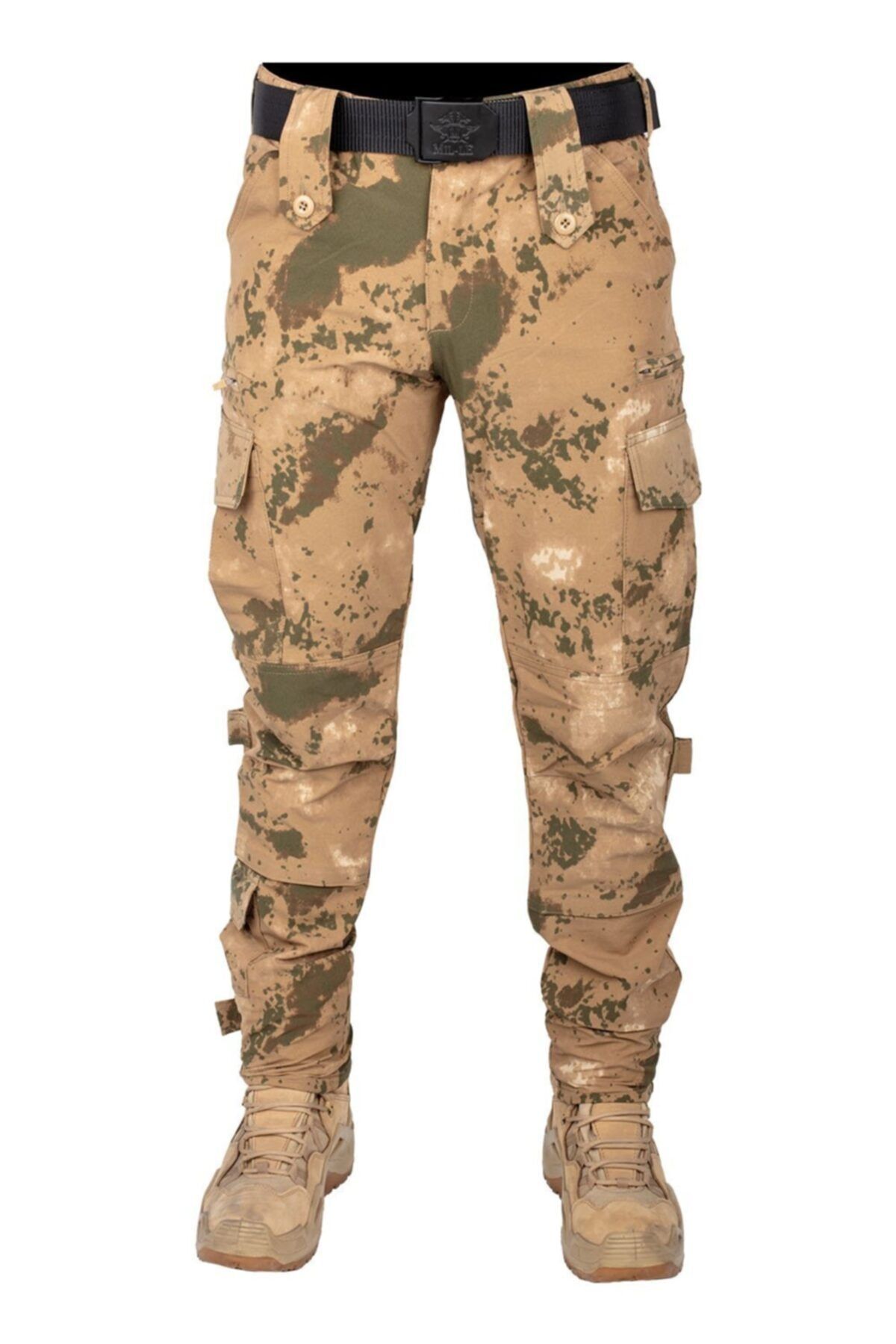 Safari Avm Combat Çöl Rengi Kamuflaj Pantolon