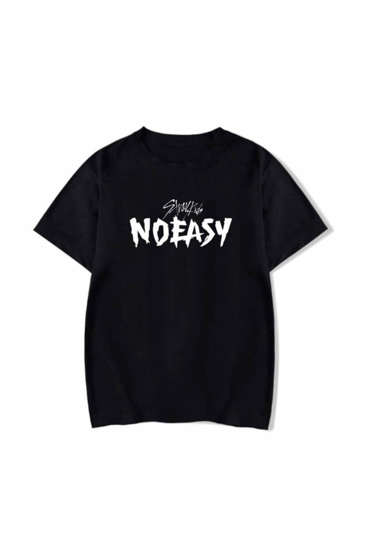 Korefanzin Stray Kıds Noeasy Logo T-shırt Siyah Unisex