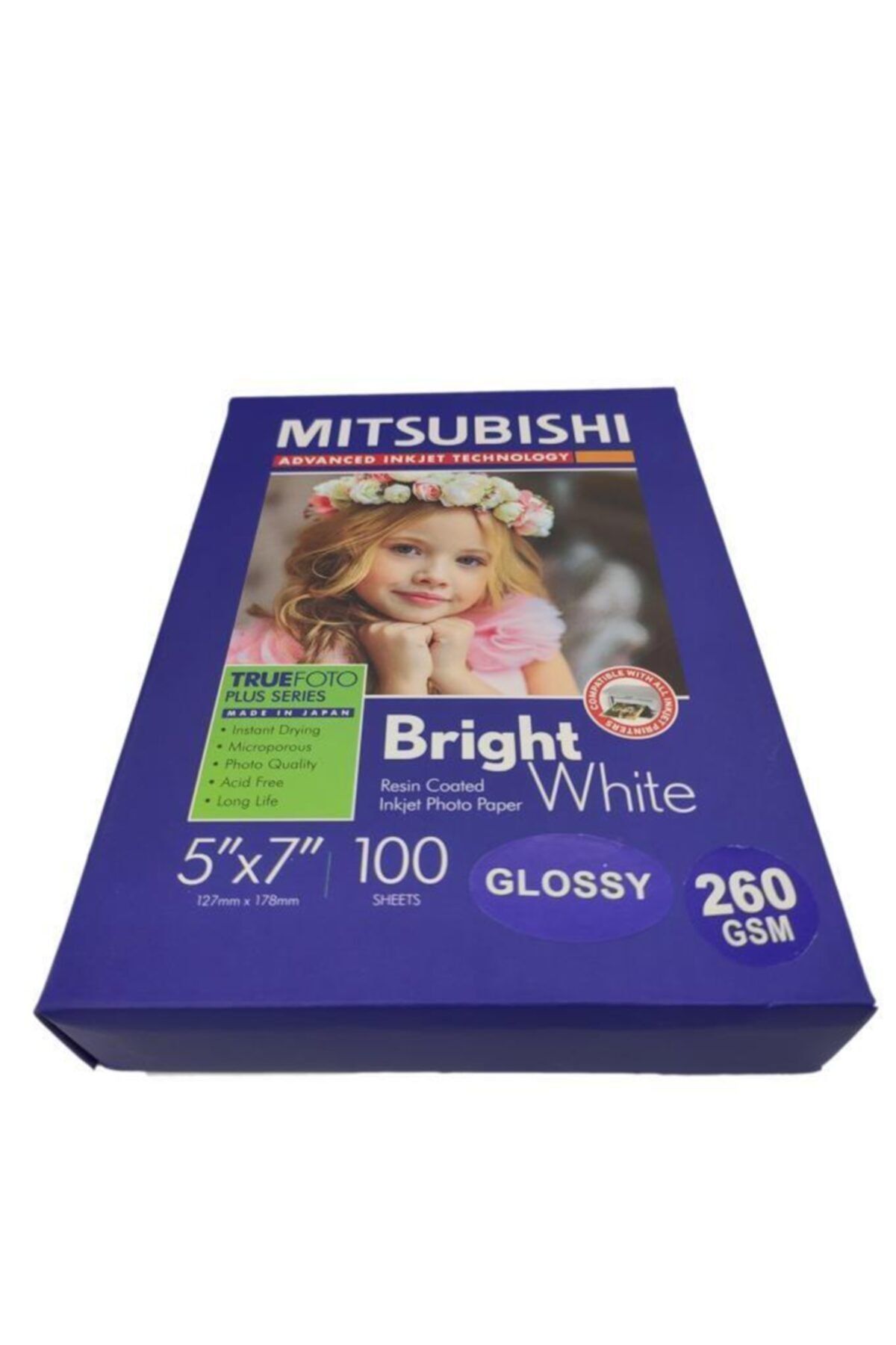 Mitsubishi Mitsubish 5x7 (13x18) 260gr Parlak Inkjet Kağıt