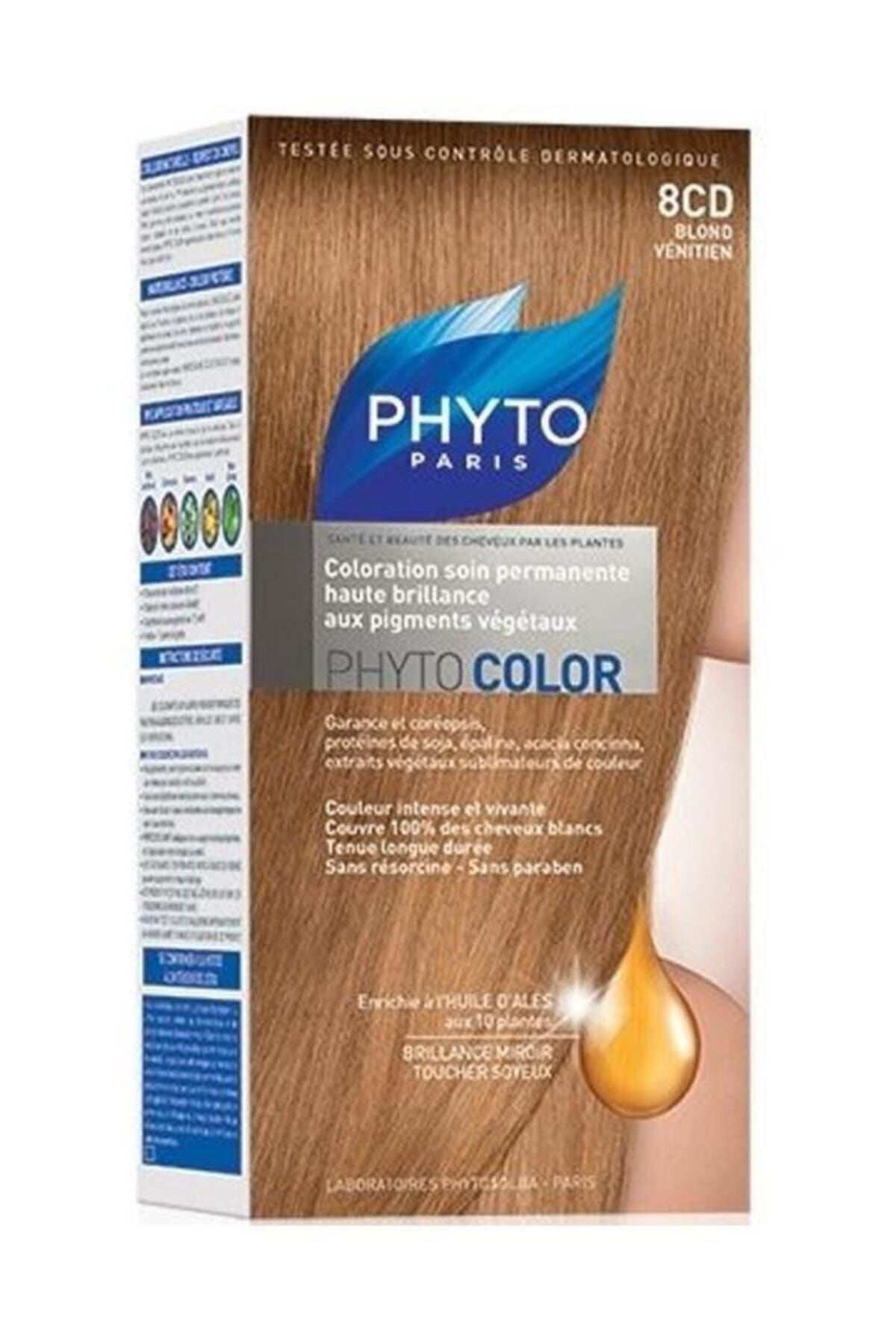 Phyto Color 8cd - Kızıl Sarı Bitki Ekstreli Saç Boyası