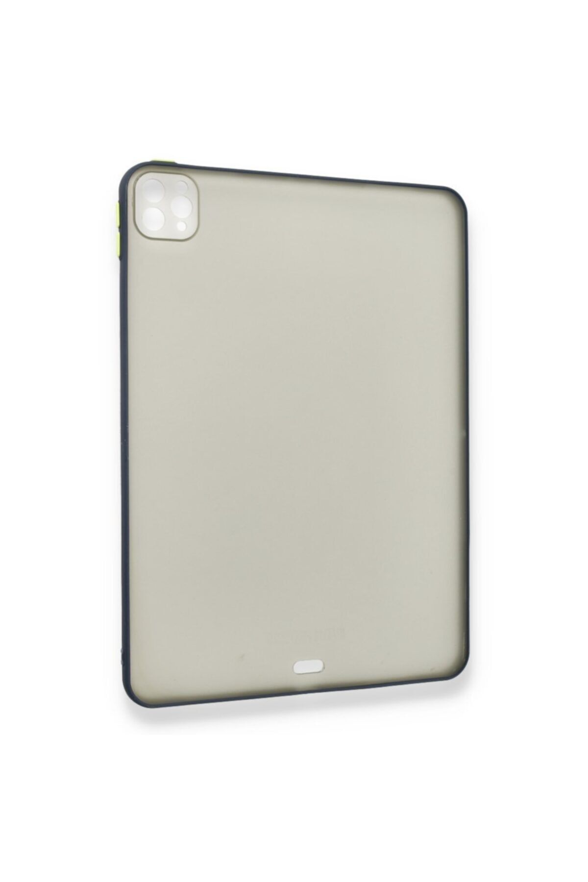 Nezih Case Ipad Pro 11 (2020) Uyumlu Kenarları Renkli Arkası Mat Şeffaf Silikon Kılıf