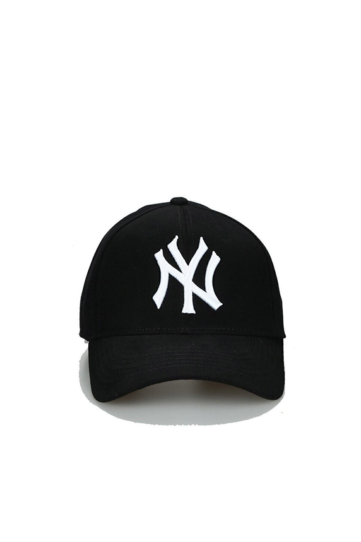 NuxFah Unisex Siyah Ny New York Şapka