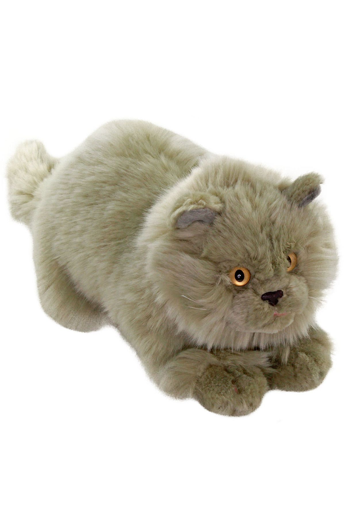 Animals Of The World Yatan Gri Kedi Peluş Oyuncak 26cm