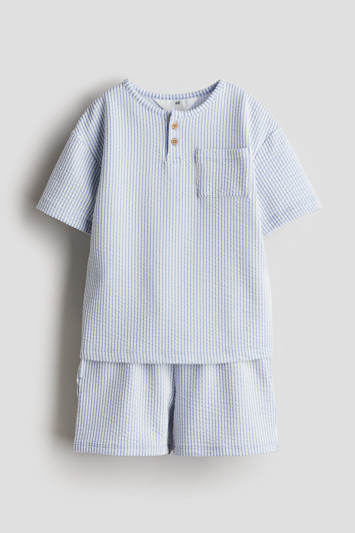 H&M Sıfır Yaka Üst Ve Şort