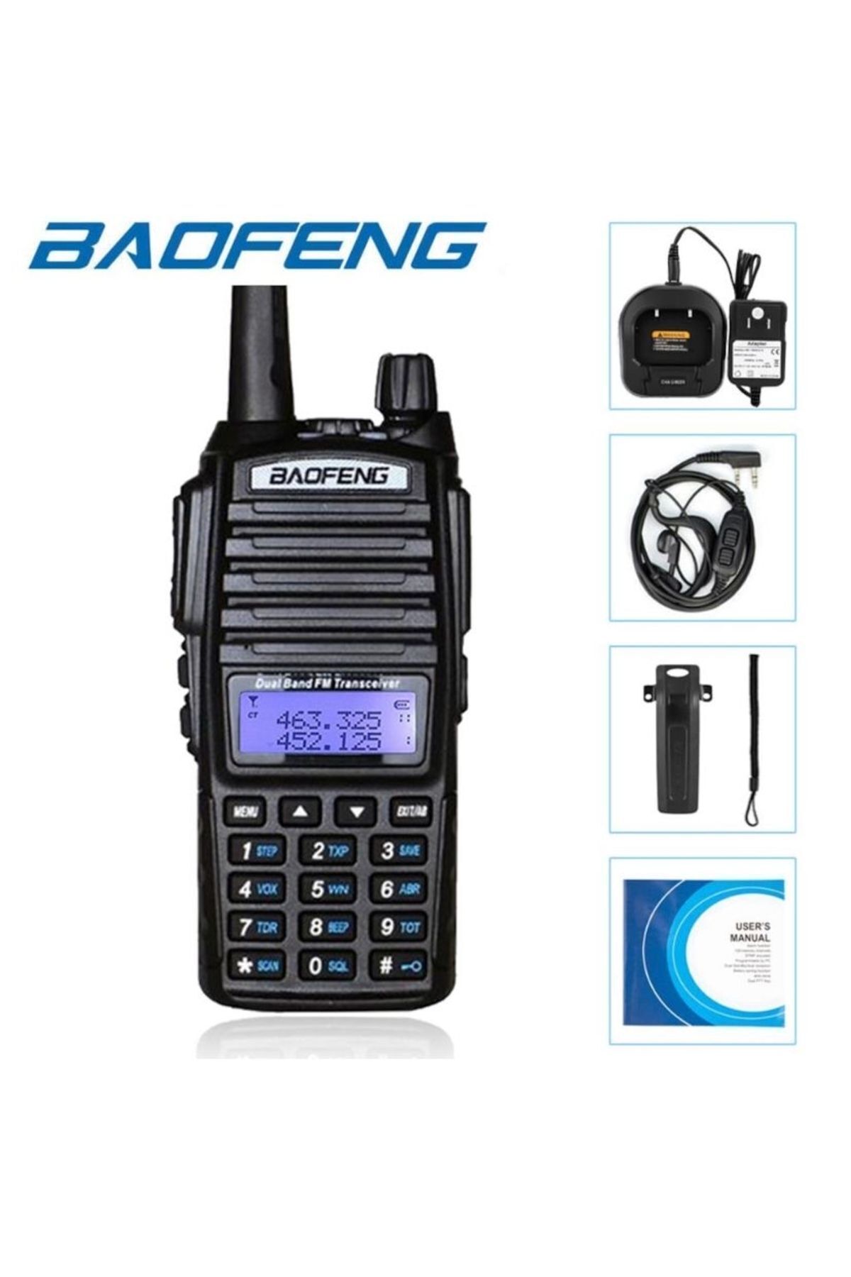 BAOFENG Uv-82 + Yaka Mikrofonu