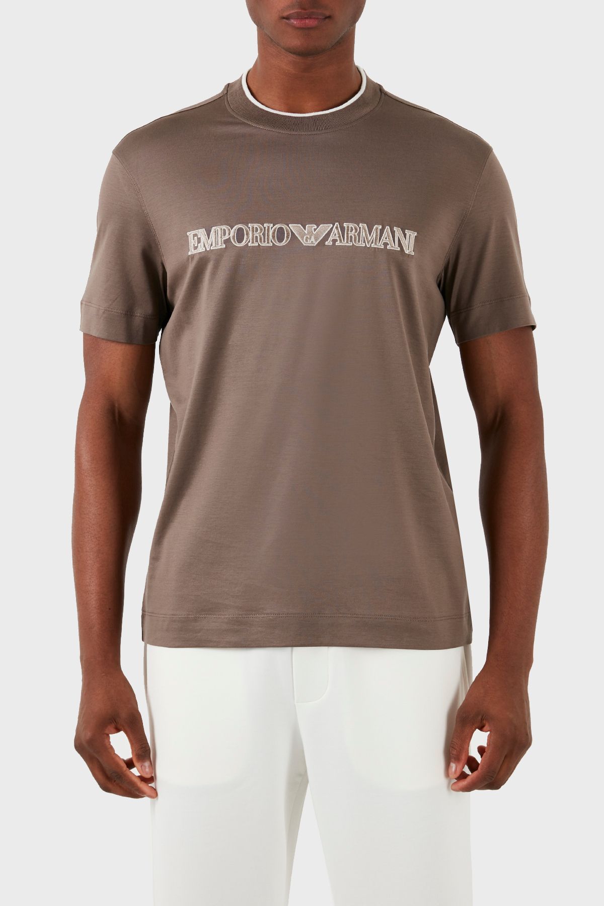 Emporio Armani Pamuklu Regular Fit Bisiklet Yaka T Shirt Erkek T SHİRT 3D1TD4 1JUVZ 04B7