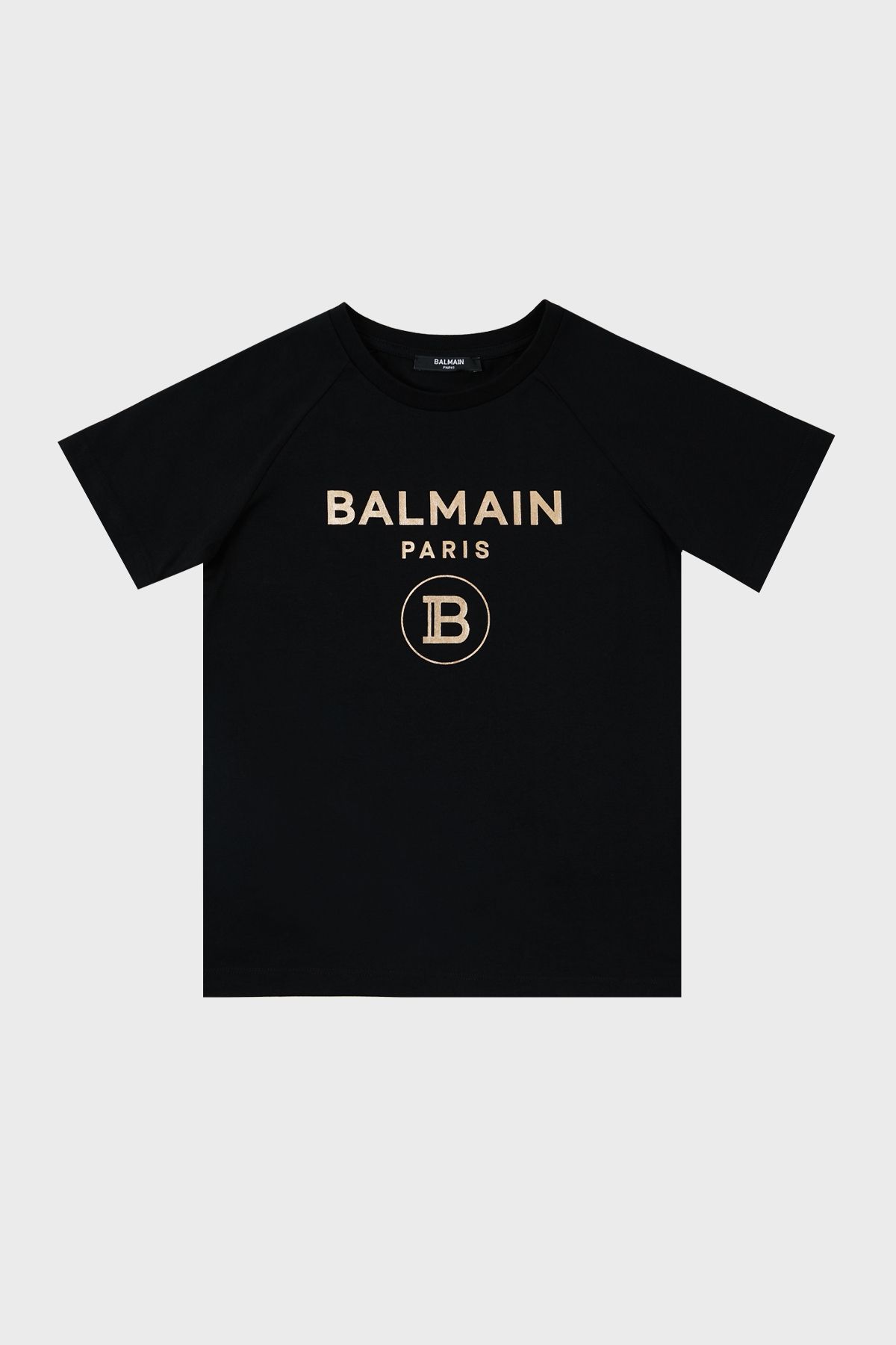 BALMAIN Pamuklu Bisiklet Yaka Çocuk T Shirt T SHİRT 6O8101 OX390 930OR