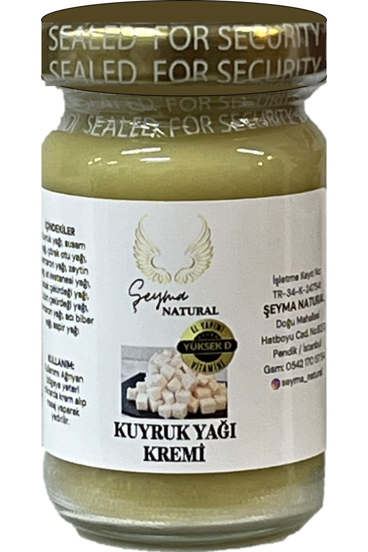 Şeyma natural KUYRUK YAĞI KREMİ 105 ML.
