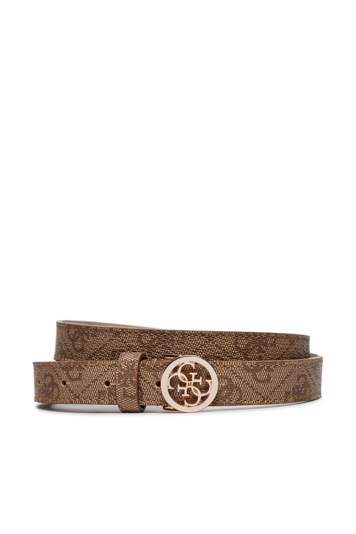 Guess Kadın Logolu Rahat Günlük Bej Kemer BW9161 P4320-LTL