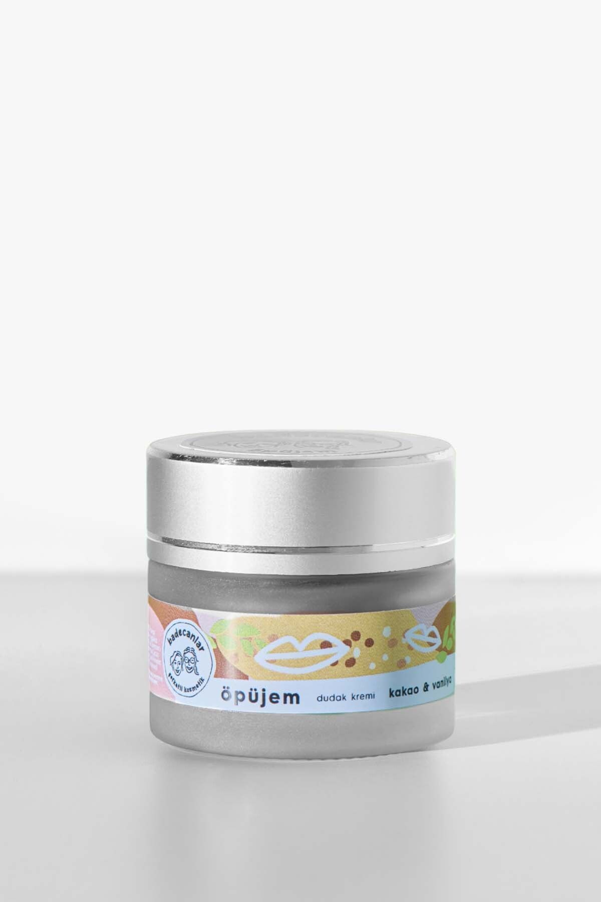 Badecanlar Şefkatli Kozmetik Kakao Ve Vanilyalı Besleyici-onarıcı Doğal Dudak Kremi 10ml