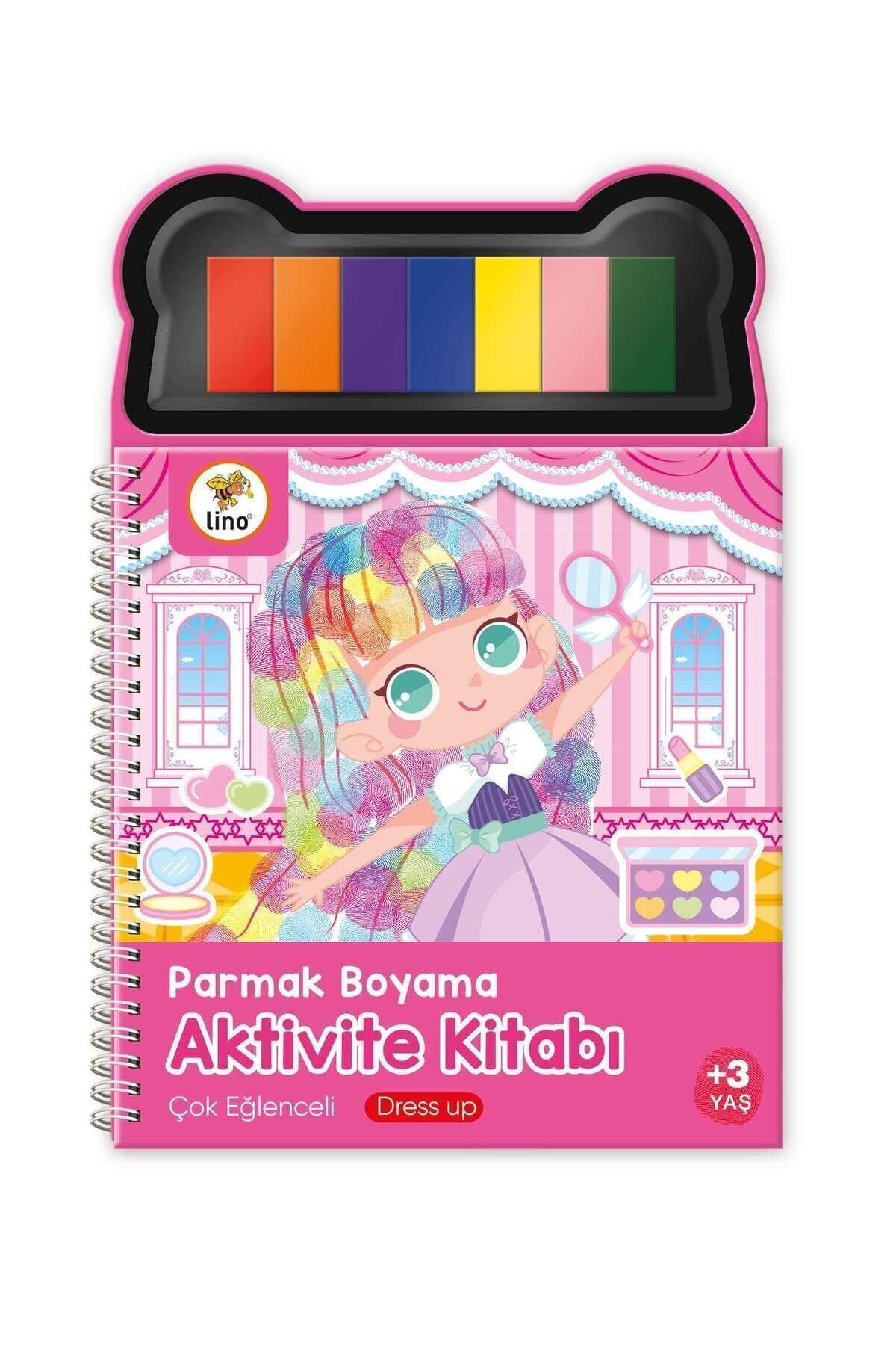 Lino Parmak Boyama Aktivite Kitabı Dress