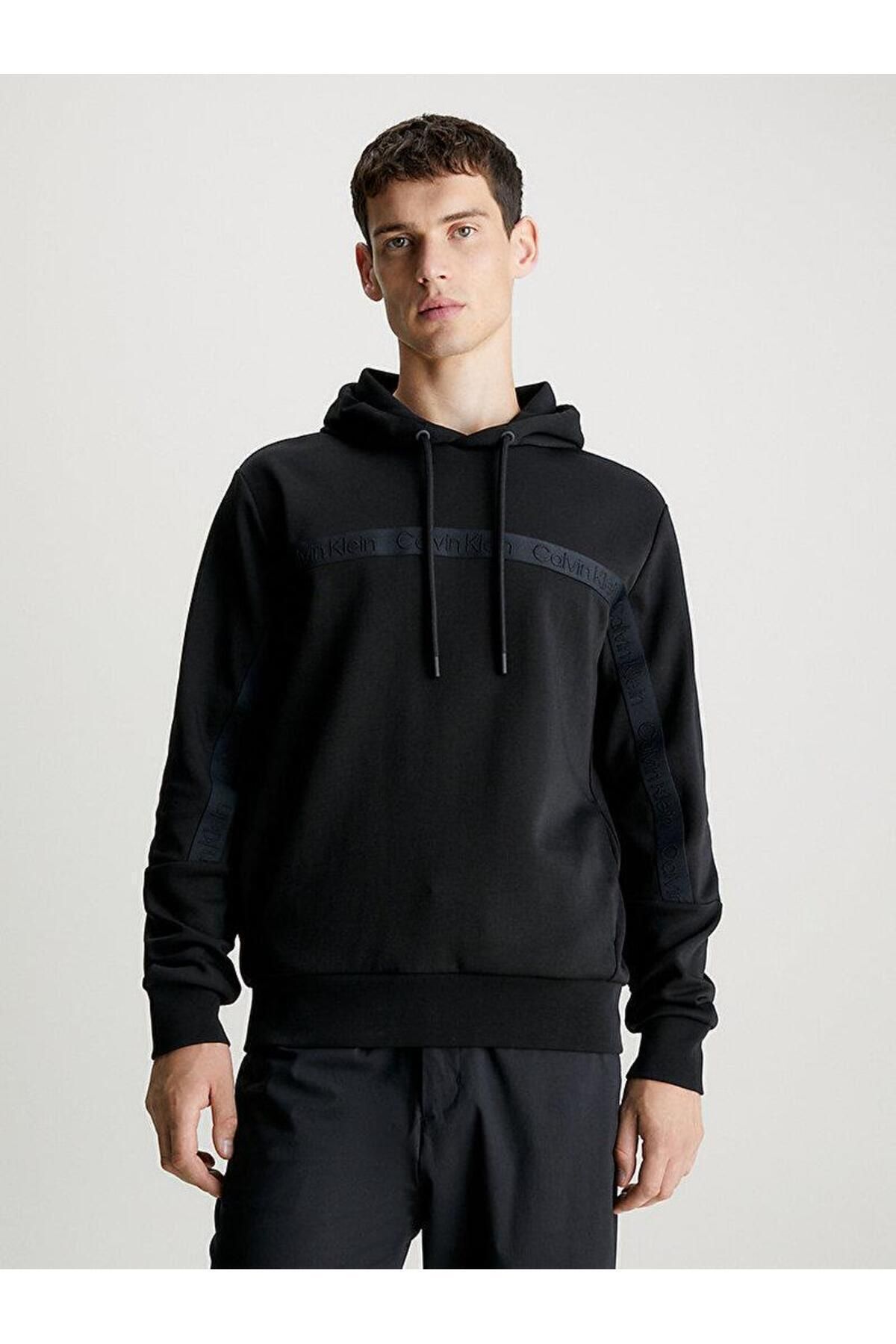 Calvin Klein RAISED LOGO TAPE HOODIE