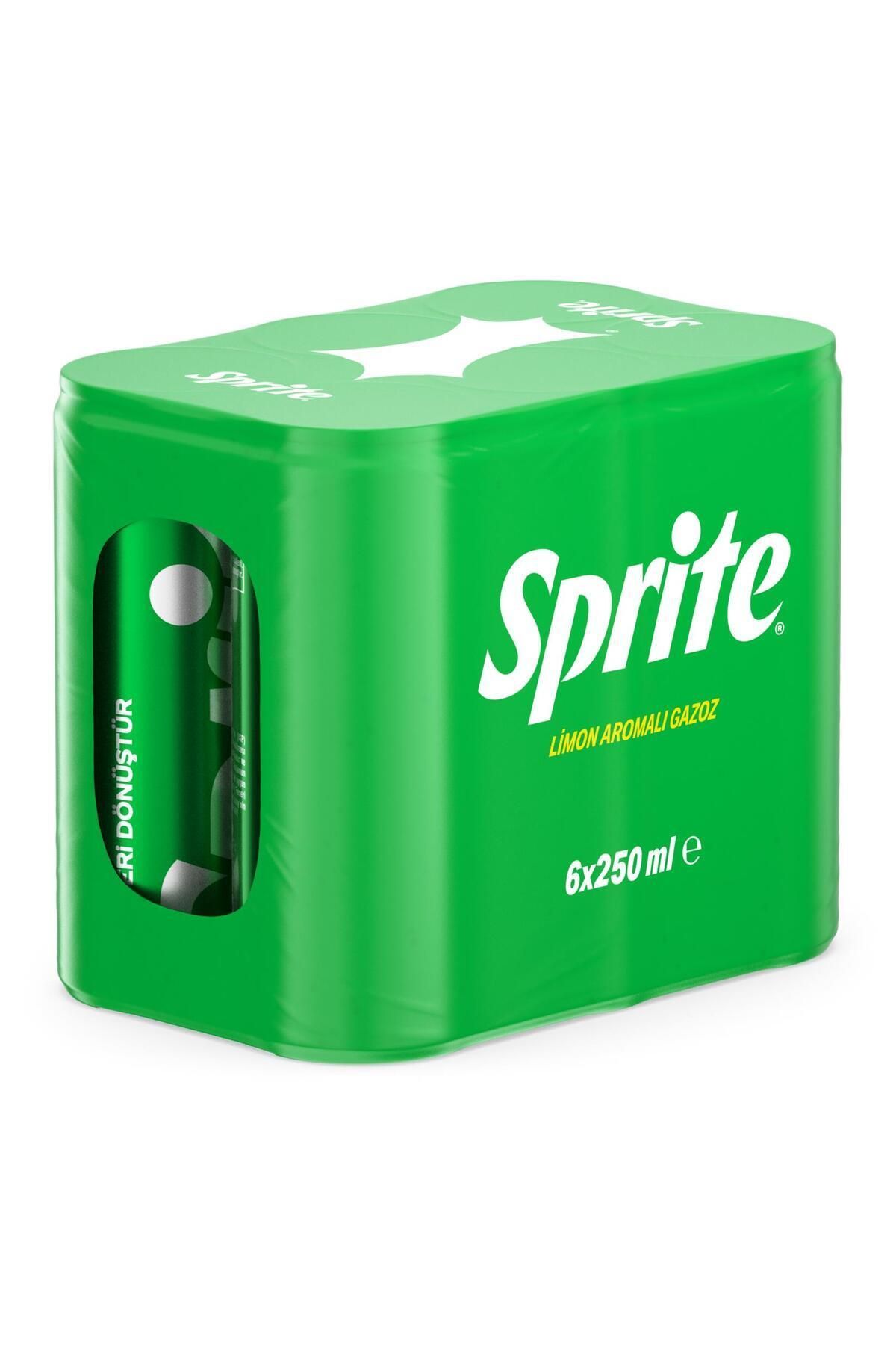Sprite Gazoz Limon Aromalı 250 Ml X 6 Adet