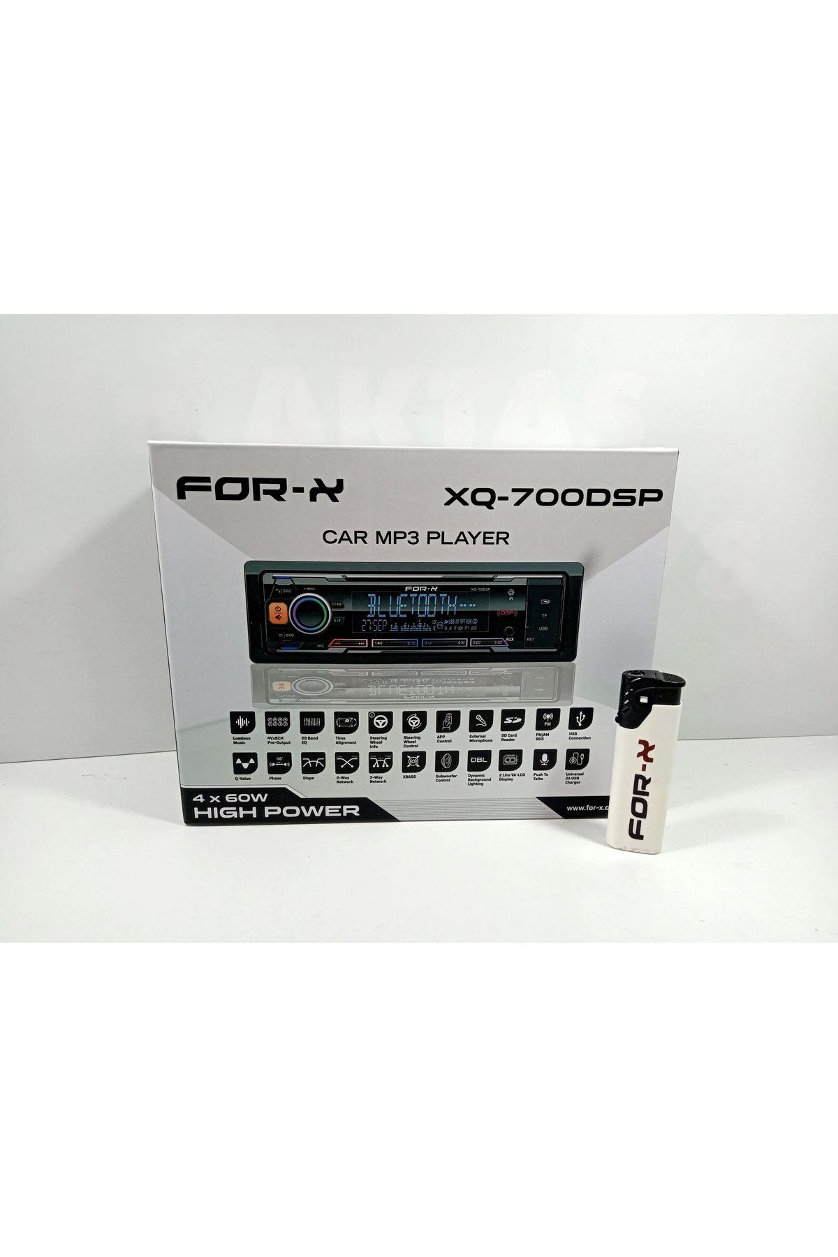 For-X Teyp – For-x Xq-700dsp 4x60w – 8 Kanal 4 Amfi Çıkışlı Tesisat Teybi