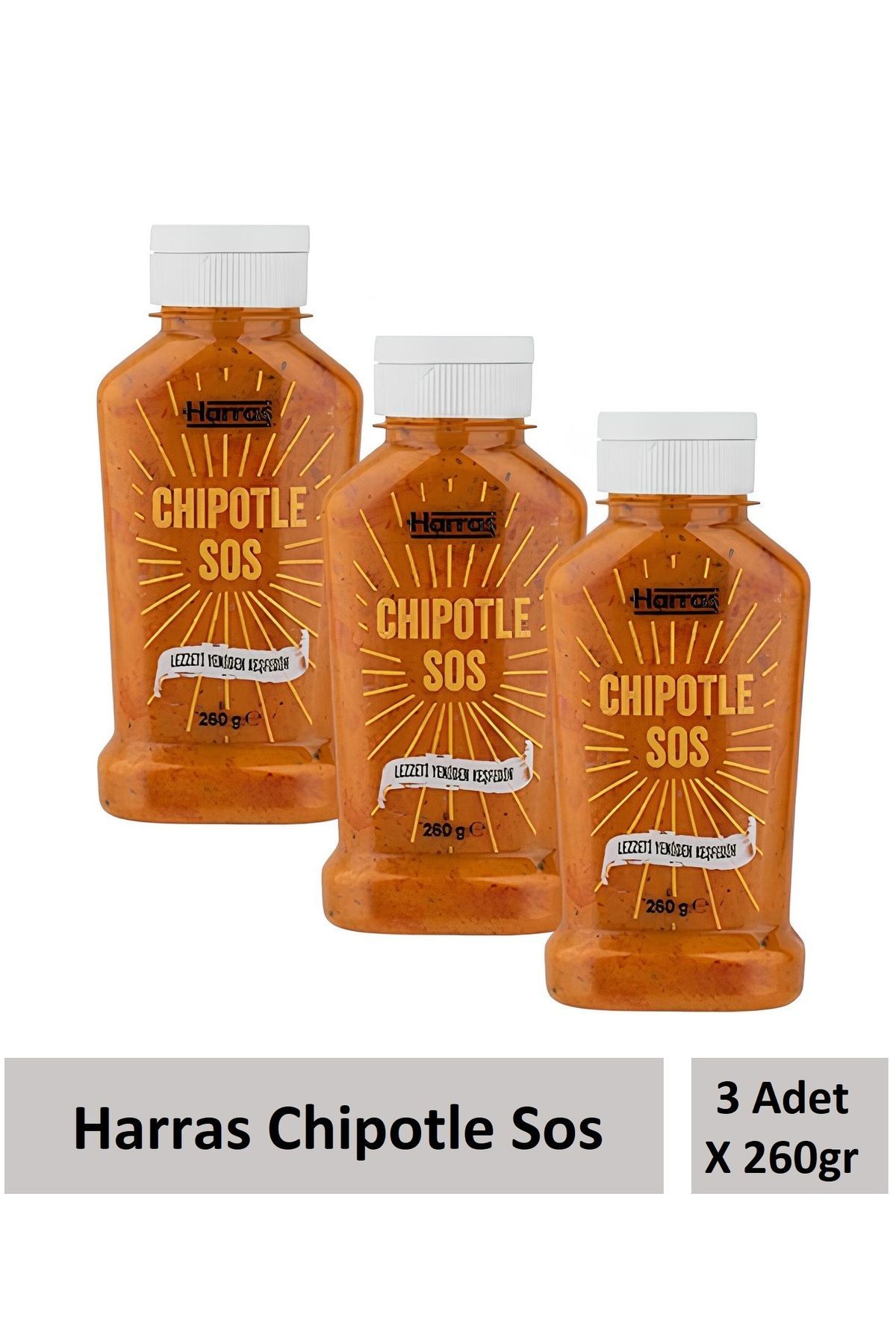 Harras Chipotle sos 3 Adet x 260gr