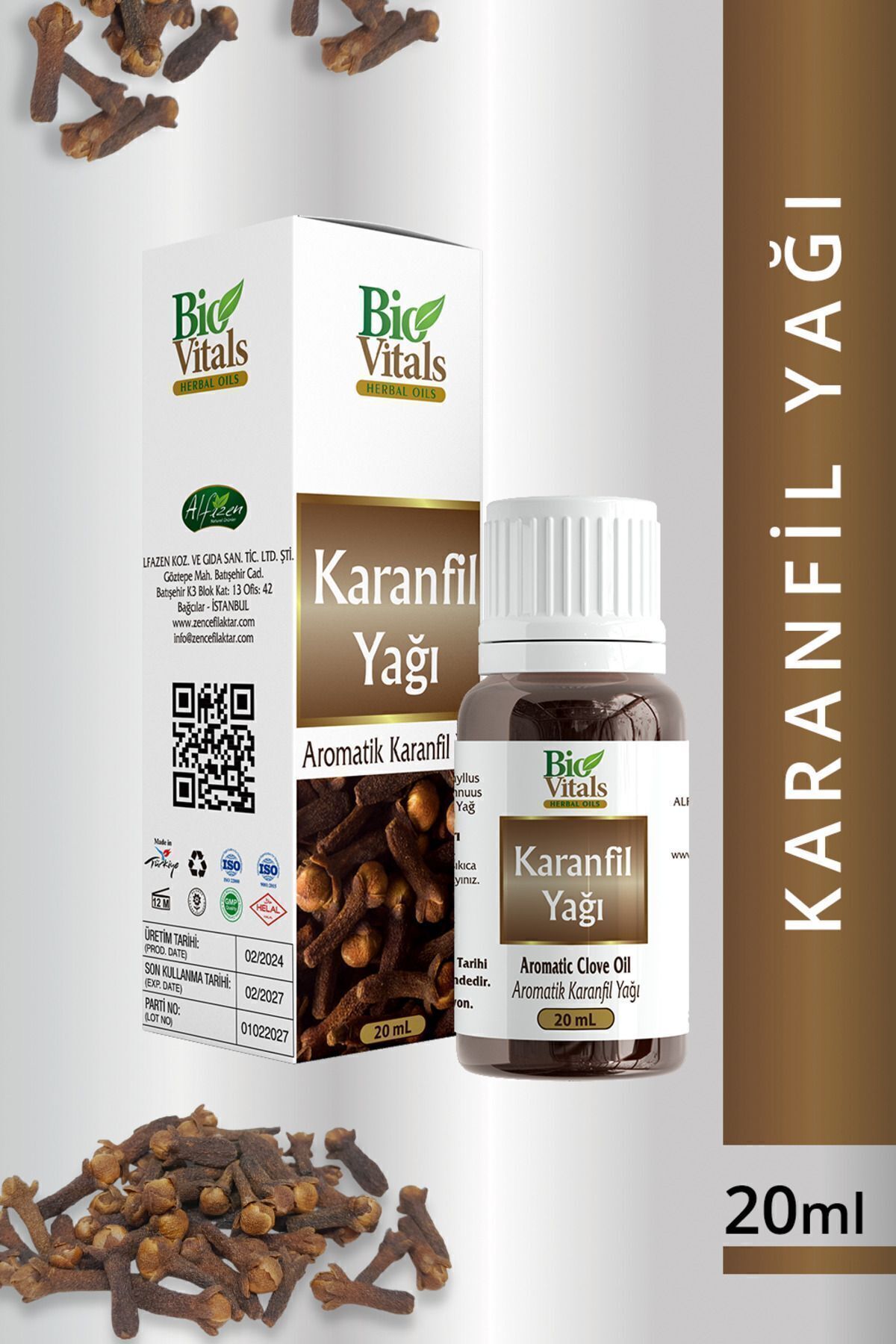 Bio Vitals Karanfil Yağı 20 Ml