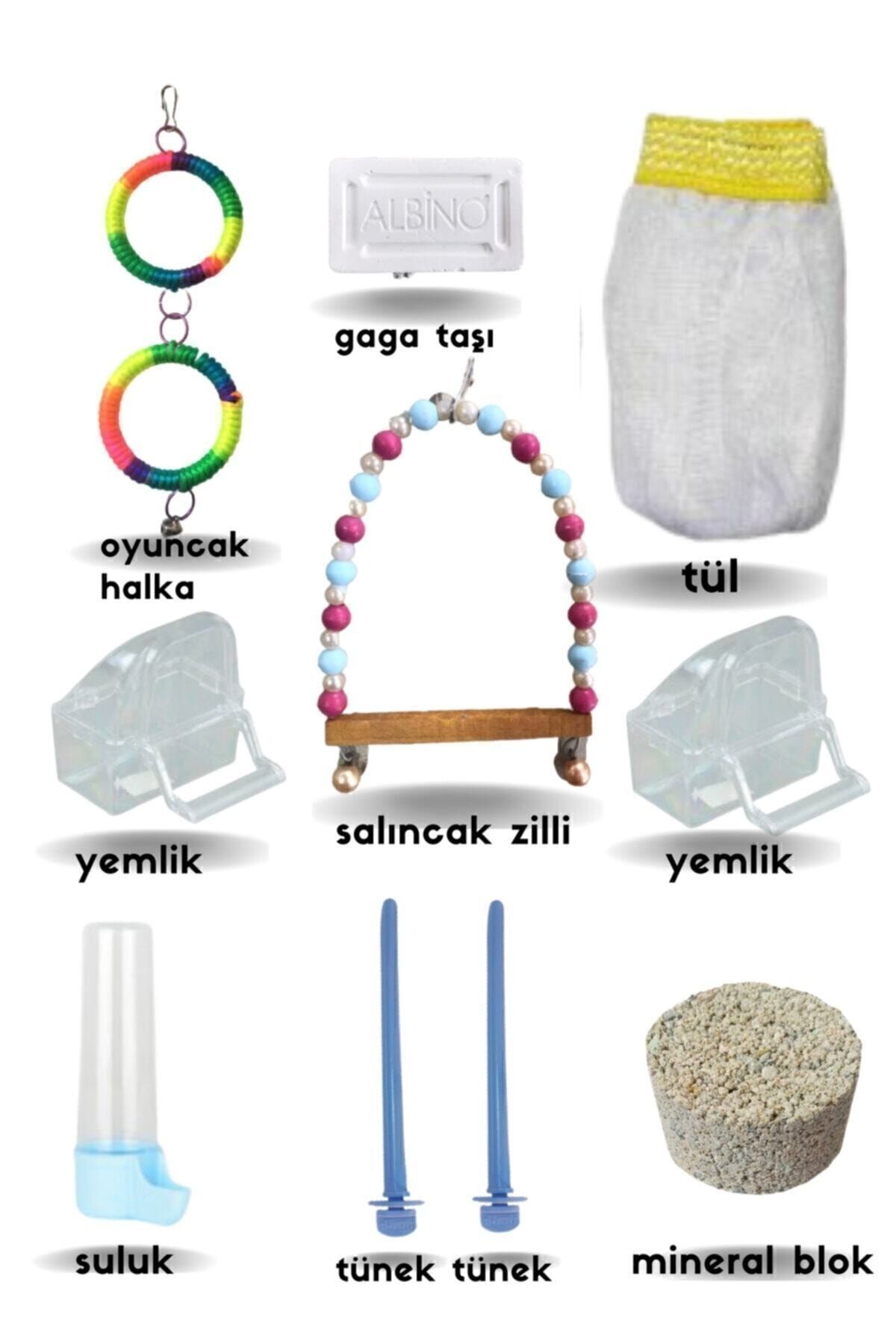 alişpet Premium Kuş Kafesi Paketi