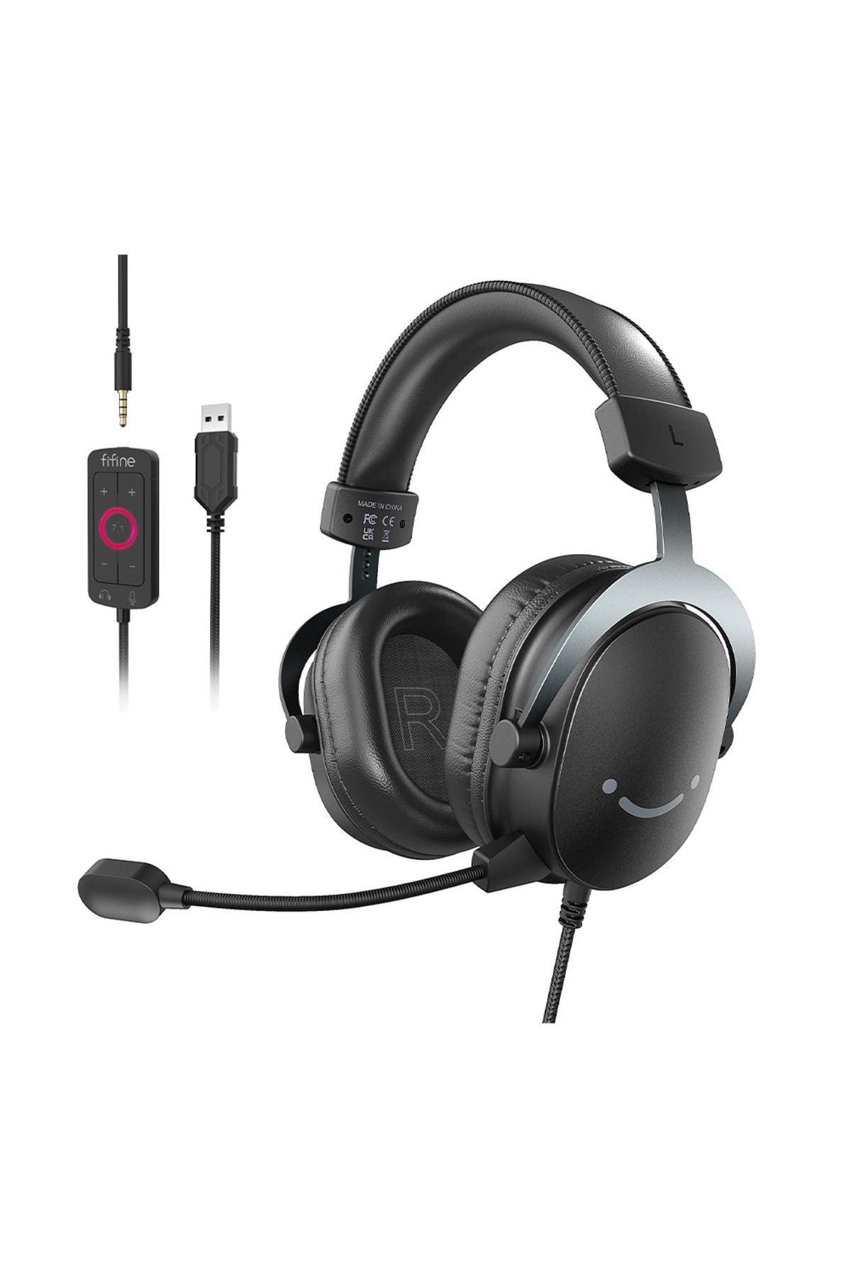 Fifine Ampligame H9 Mikrofonlu 7.1 Oyuncu Kulaklığı