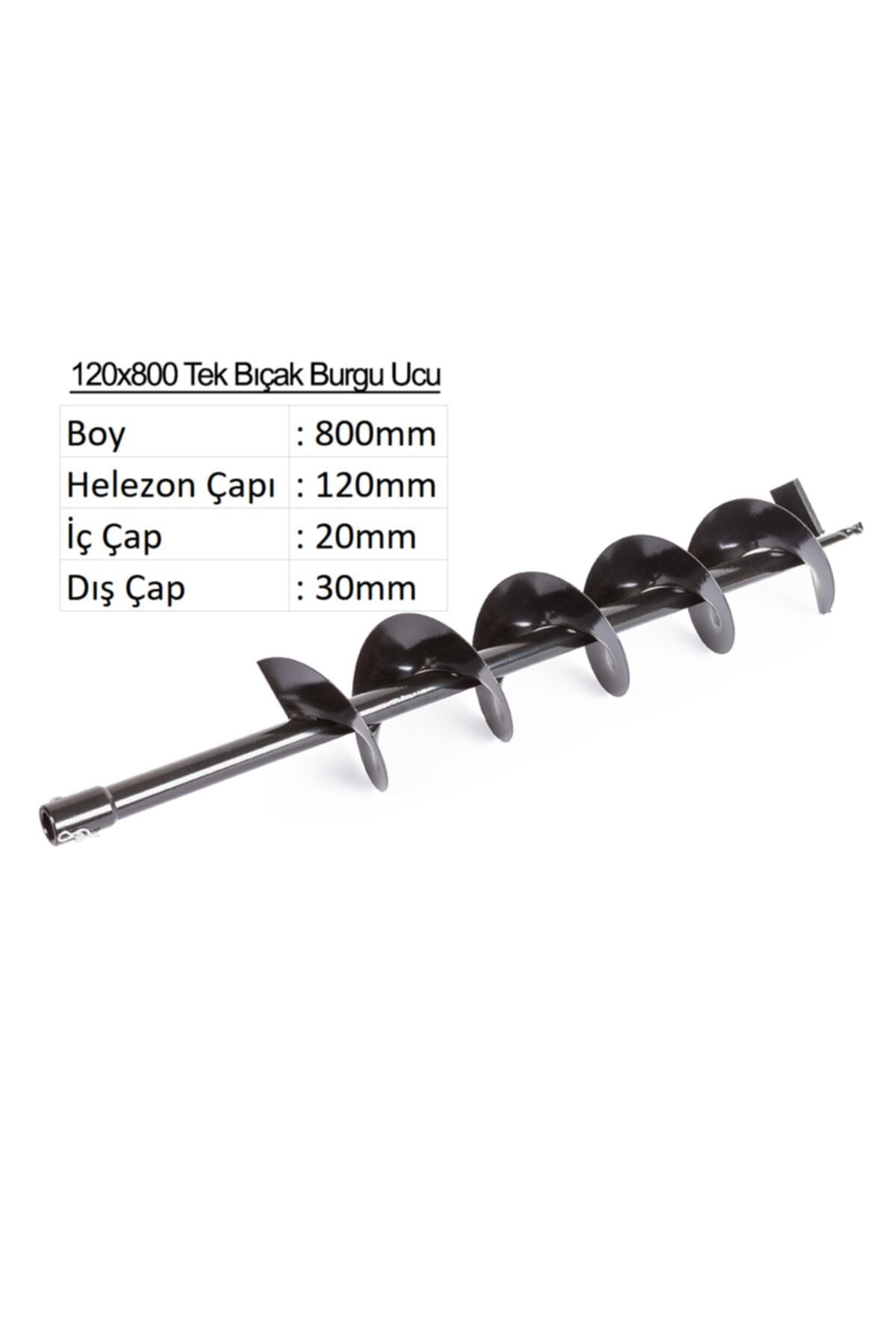 BALATLI Tek Bıçak Toprak Burgu Ucu 12cm