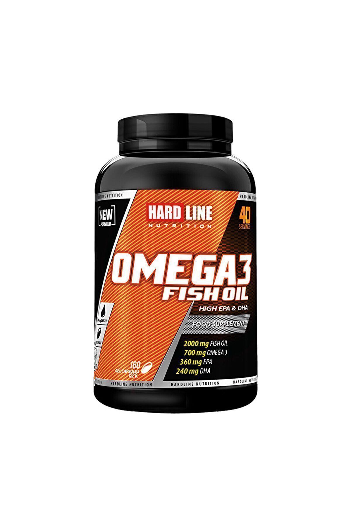 Hardline Omega 3 Fish Oil 160 Kapsül Balık Yağı