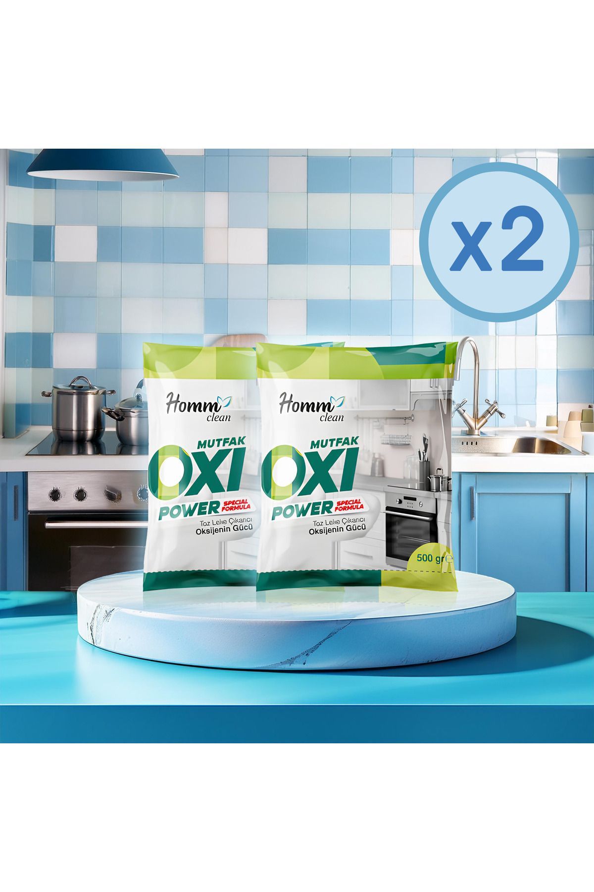 Homm Bitkisel HOMM Clean Oxi Power Mutfak 2 Adet