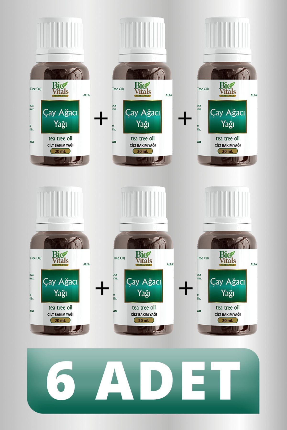 Bio Vitals Çay Ağacı Yağı 20 ml 6 ADET