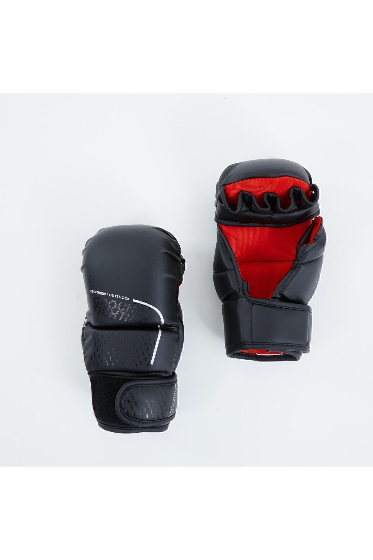 Decathlon MMA & Grappling Eldiveni - Siyah - 500 Beden: M/L