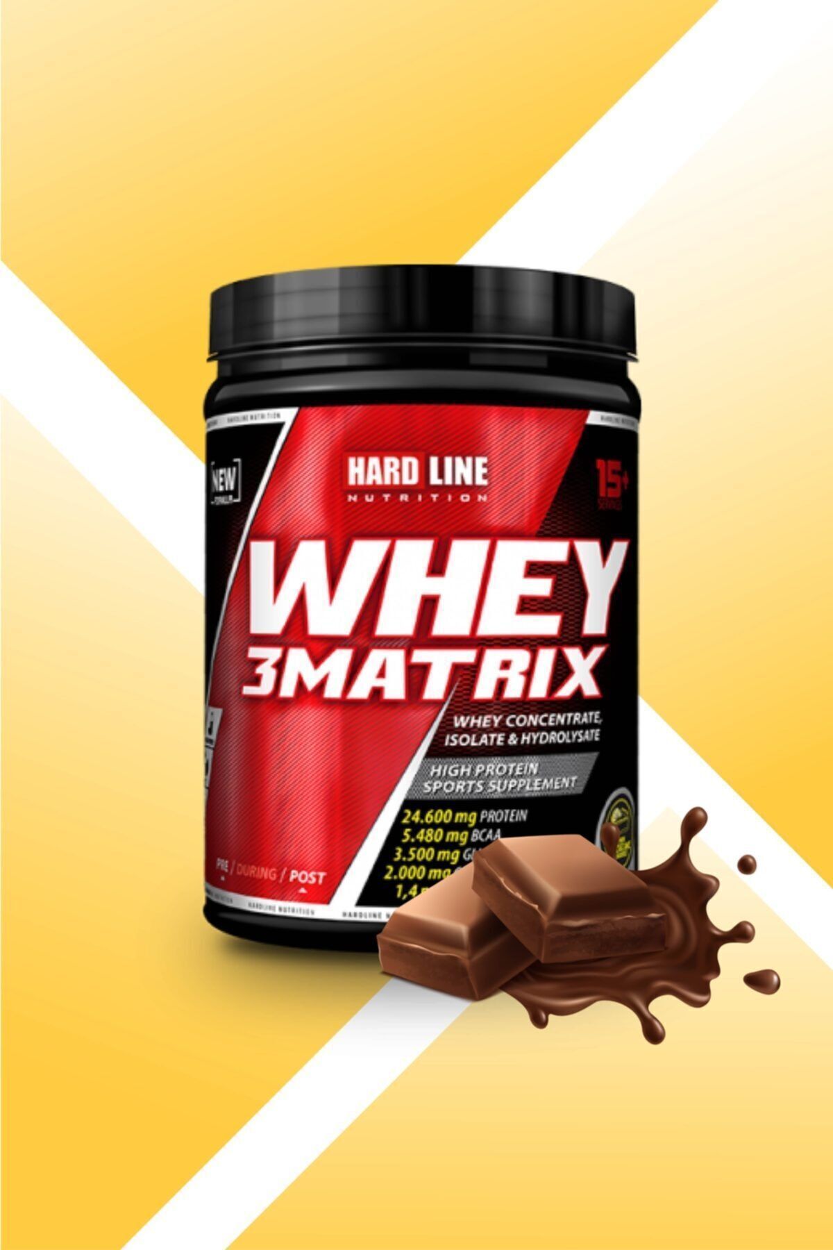 Hardline Whey 3matrix Çikolata Aromalı 454 Gr