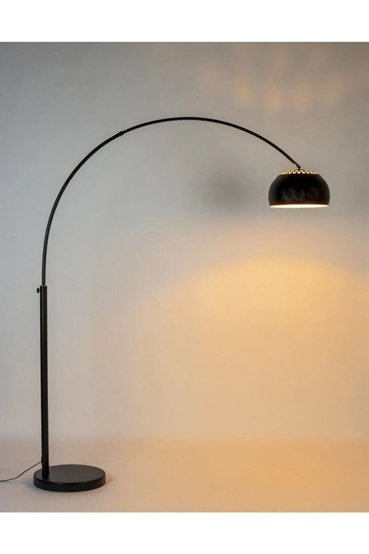 Genel Markalar Er Lighting Siyah Deve Boynu Lambader