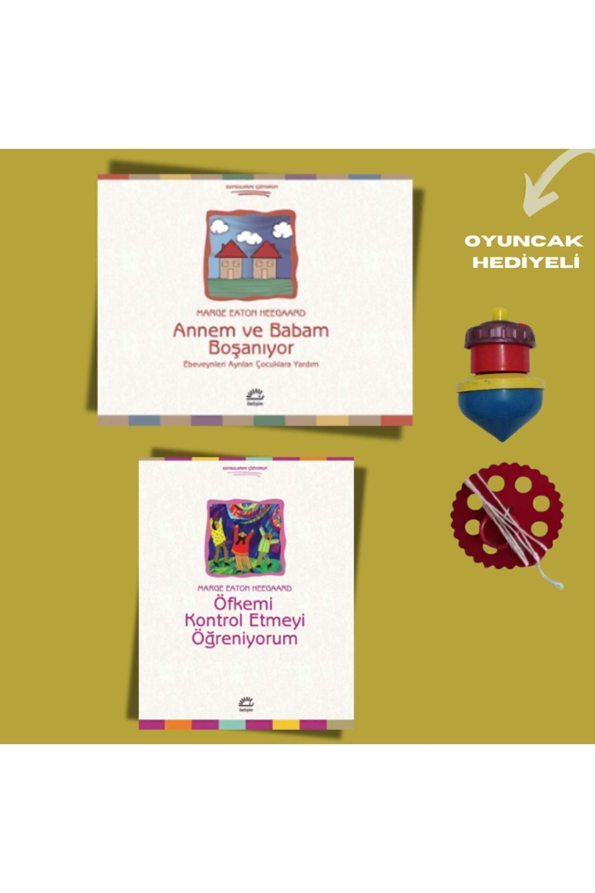 İletişim Yayınları Annem ve Babam Boşanıyor ve Öfkemi Kontrol Etmeyi Öğreniyorum Seti (2 Kitap) Oyuncak Hediyeli
