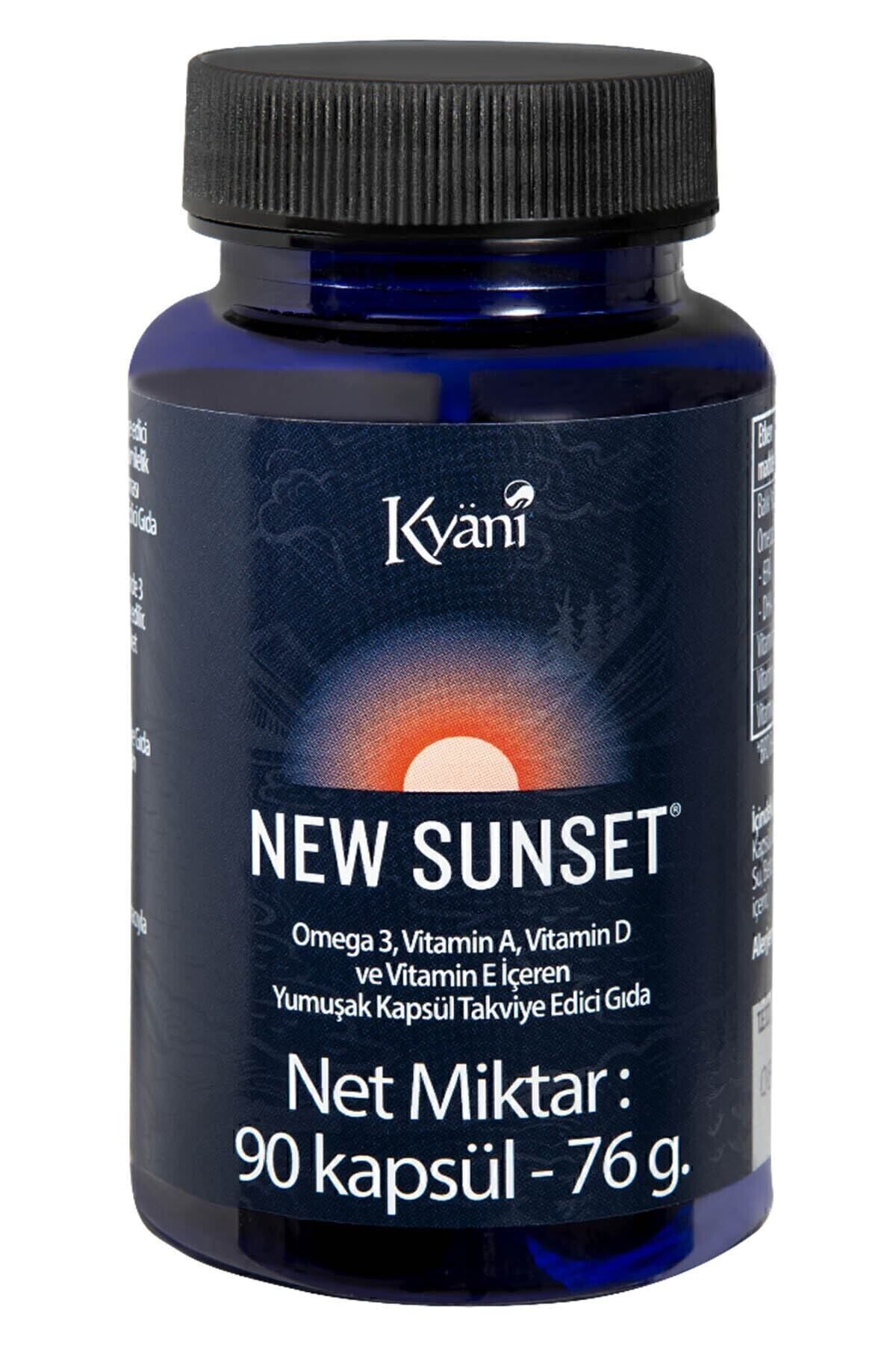 Kyani Kyani Sunset Omega 3, Vitamin A , Vitamin D, Ve Vitamin E Içeren Yumuşak Kapsül Takviye Edici Gıda