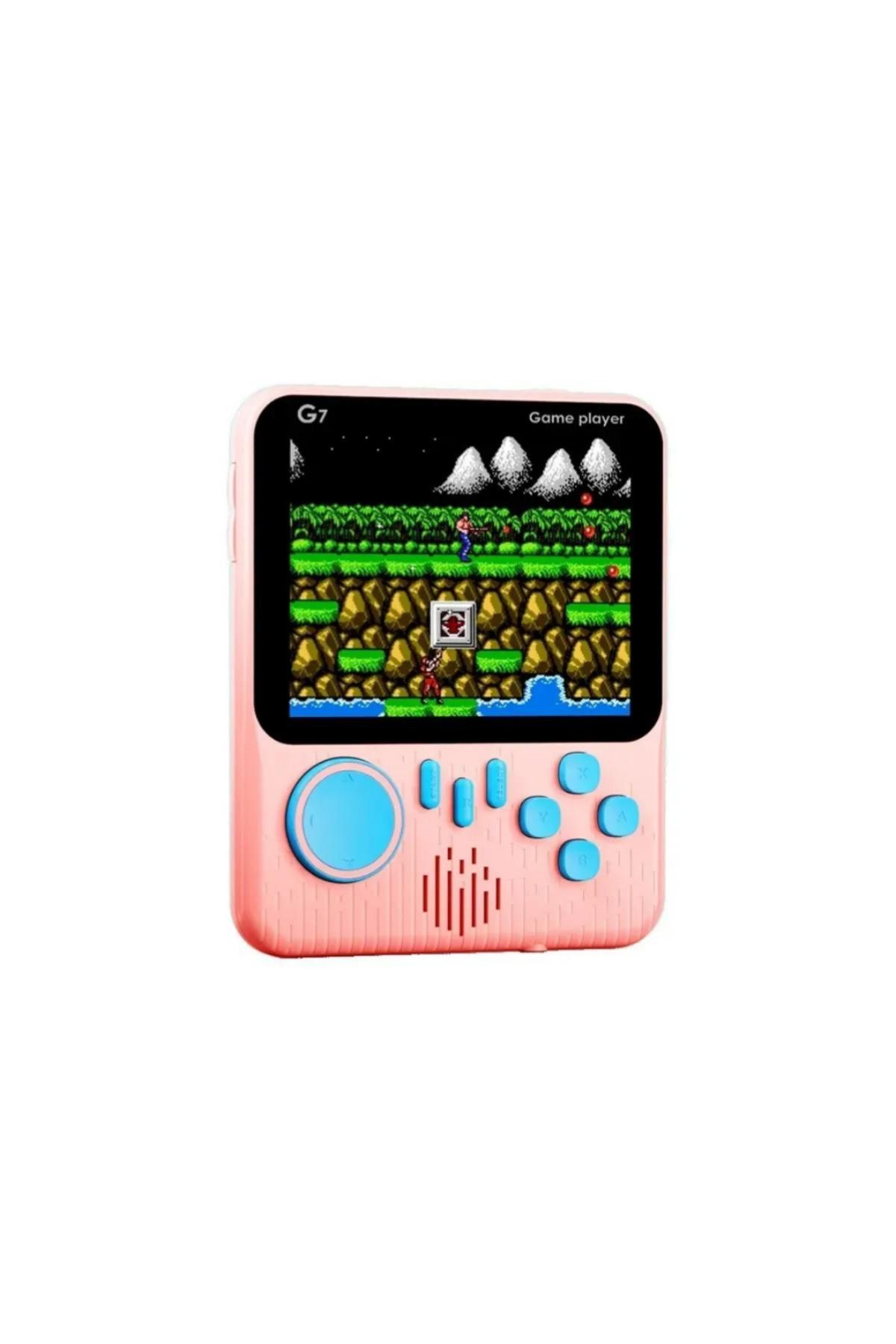 CROW'S TECH Mini Atari Taşınabilir 666 Adet Retro Oyun Konsolu 3.5 inç Ekran Çift Konsol Gameboy El Atarisi
