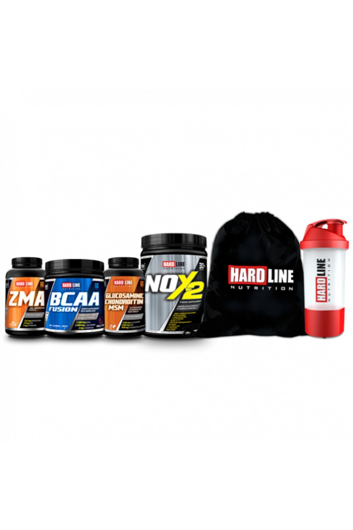 Hardline Bcaa Fusion Nar + Nox 2 + Glucosamine Msm + Zma 120 Kapsül