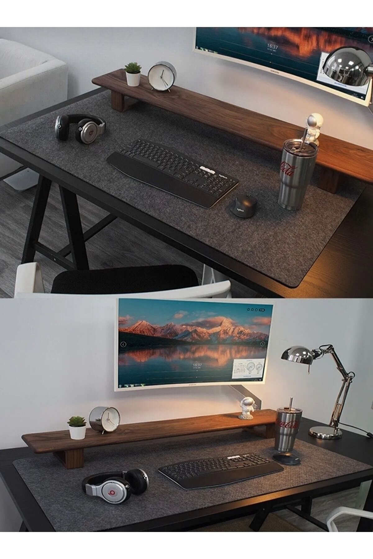 Self Power Kaliteli Keçe Çalışma Masası Düzenleyici 50x100 Cm - Oyuncu Mouse Pedi