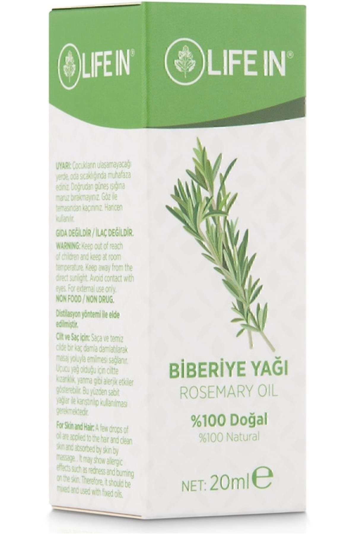 Life In Biberiye Yağı 20 ml