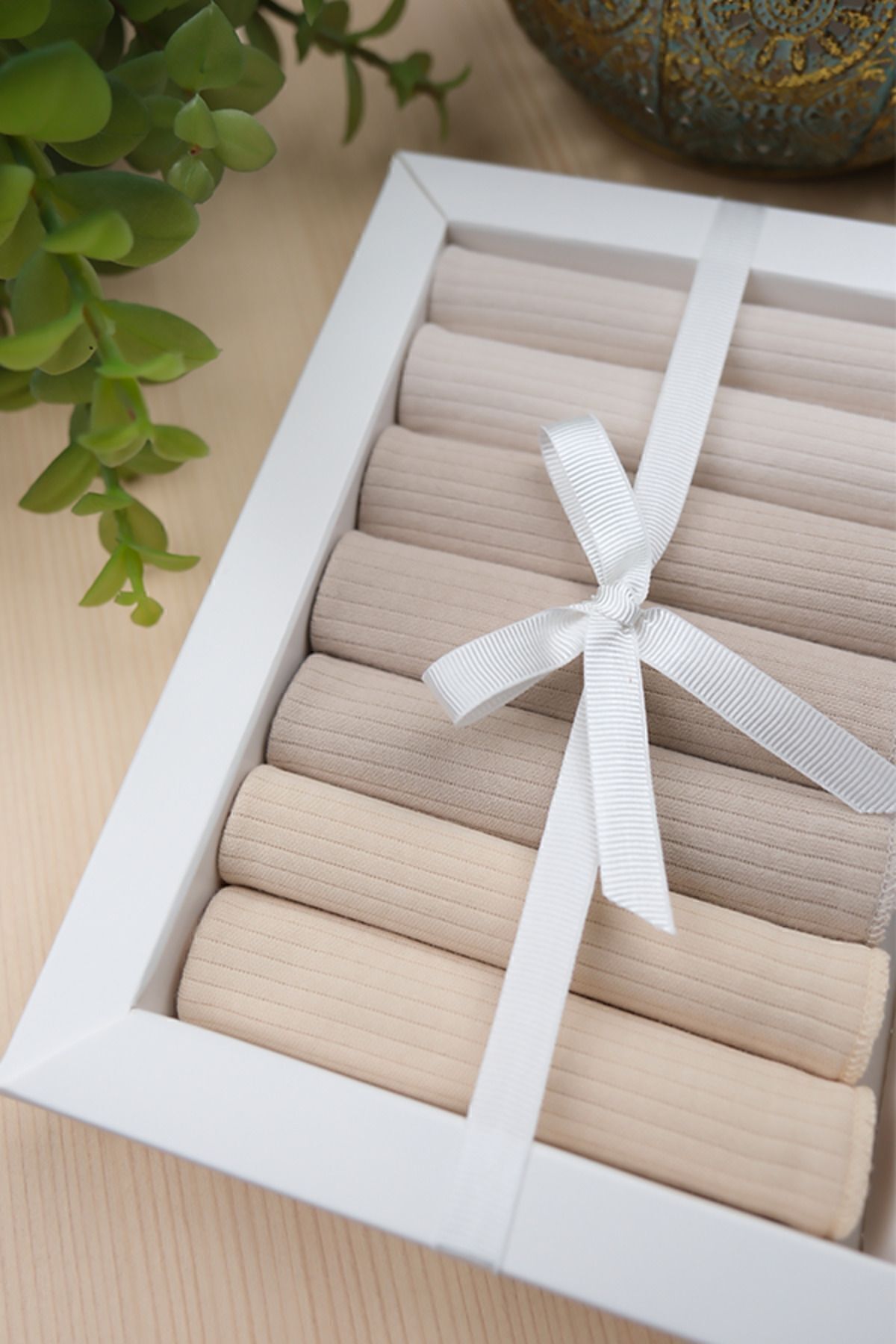 Childiva 7'li Bebek Ağız Silme Mendili %100 Pamuklu Özel Seri