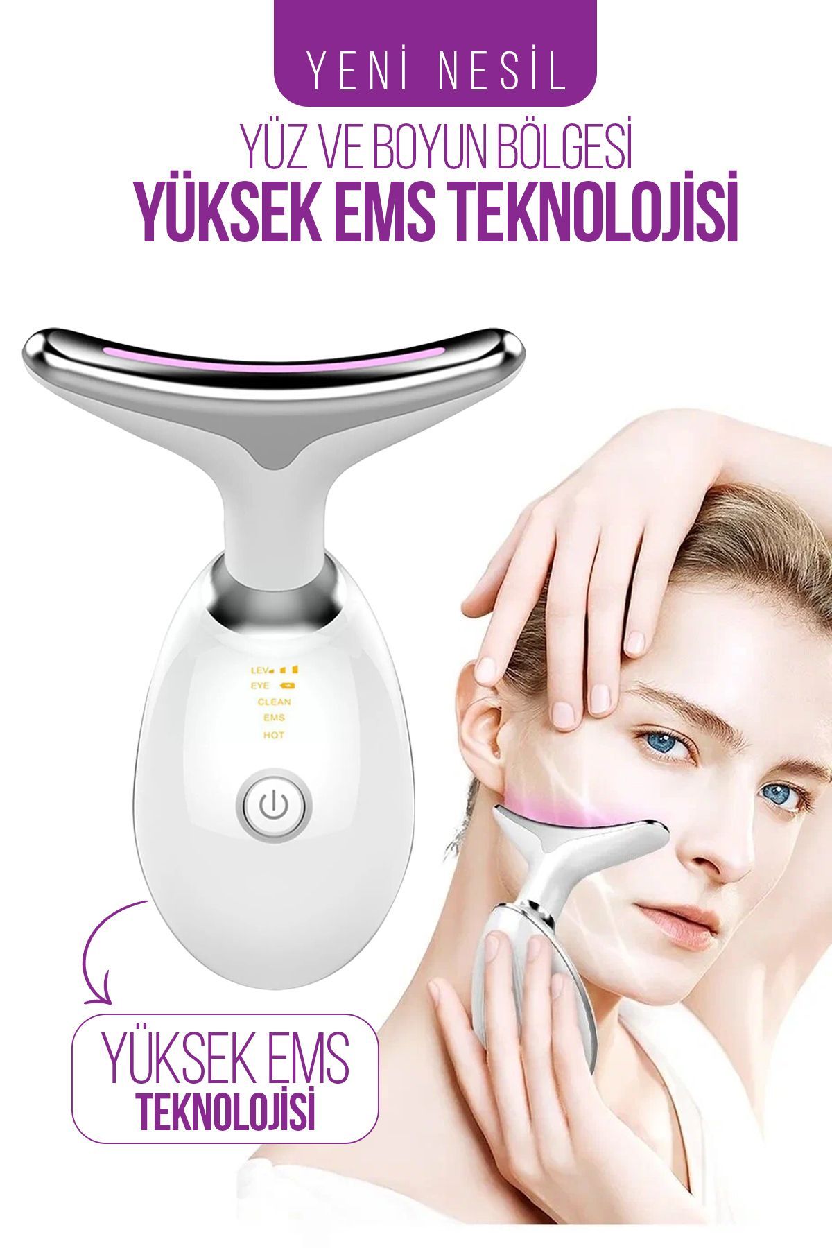 microskin Boyun Ve Yüz Ems Güzellik Cihazı ( Gıdık,,yüz Cihaz )ış