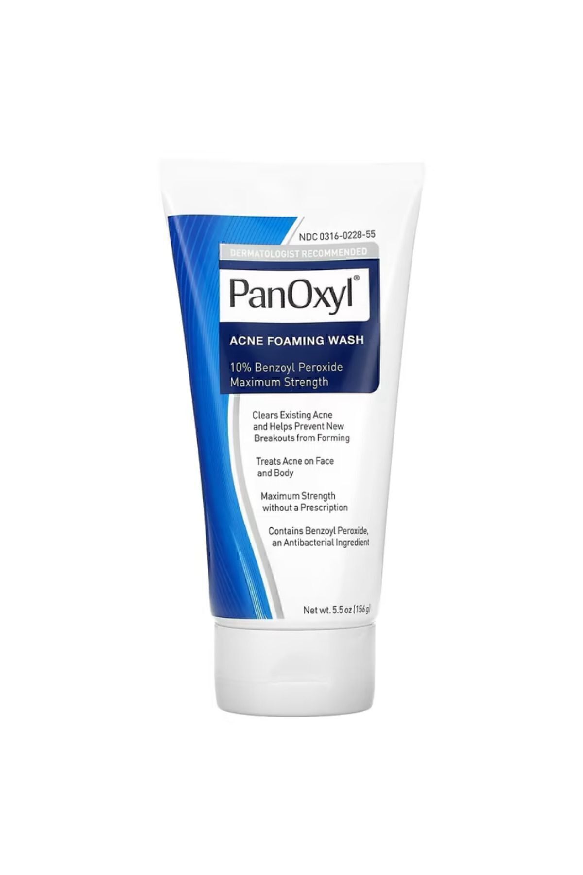 Life PanOxyl, Acne Foaming Wash, 10% Benzoyl Peroxide Maximum Strength, 5.5 oz (156 g)