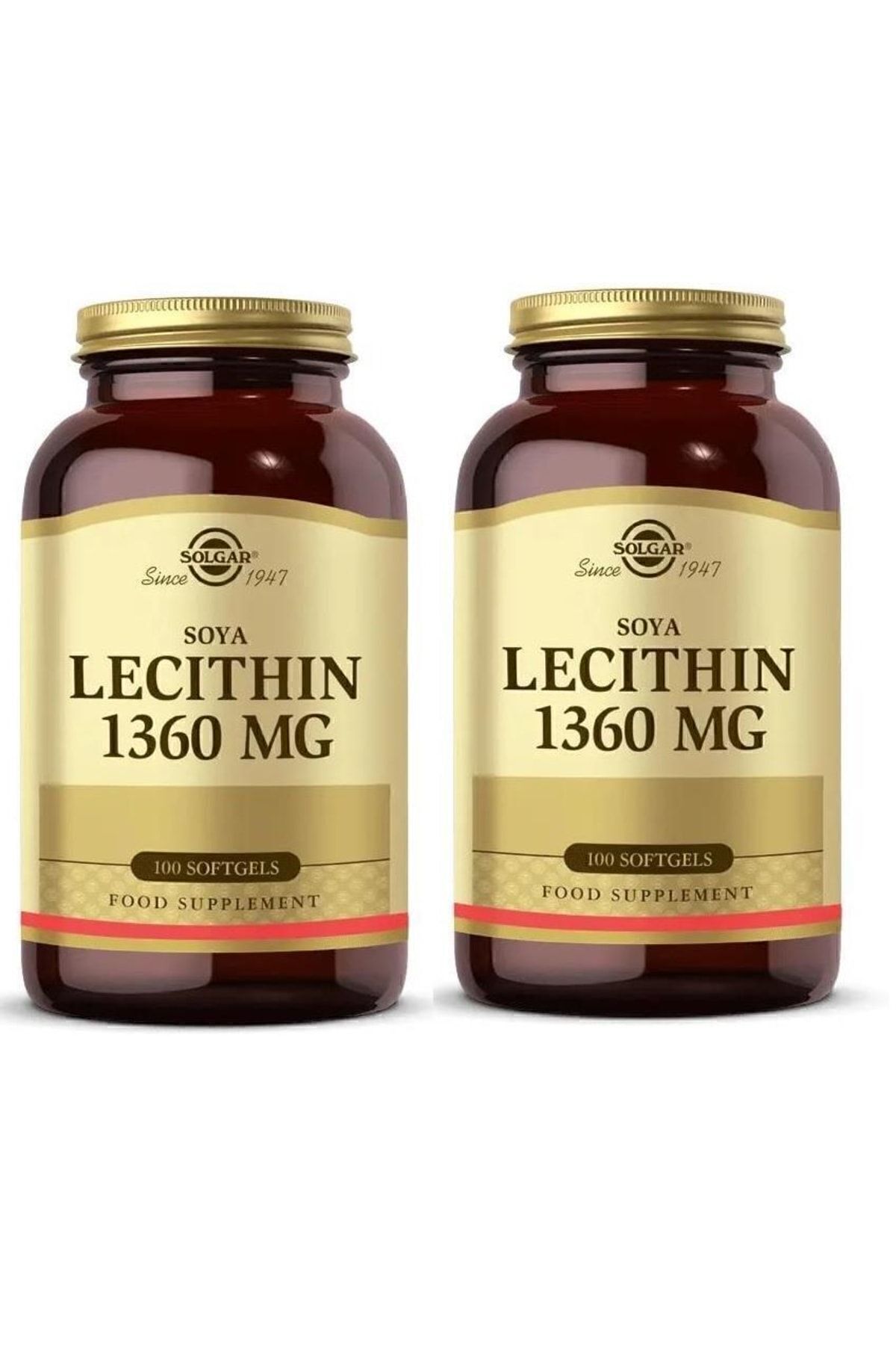 Solgar Lecithin 1360 mg 100 Kapsül 2 Adet
