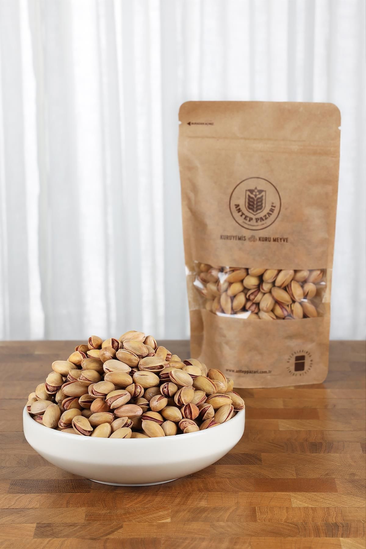 Antep Pazarı Kabuklu Siirt Fıstığı Kavrulmuş 1. Kalite 500 Gram