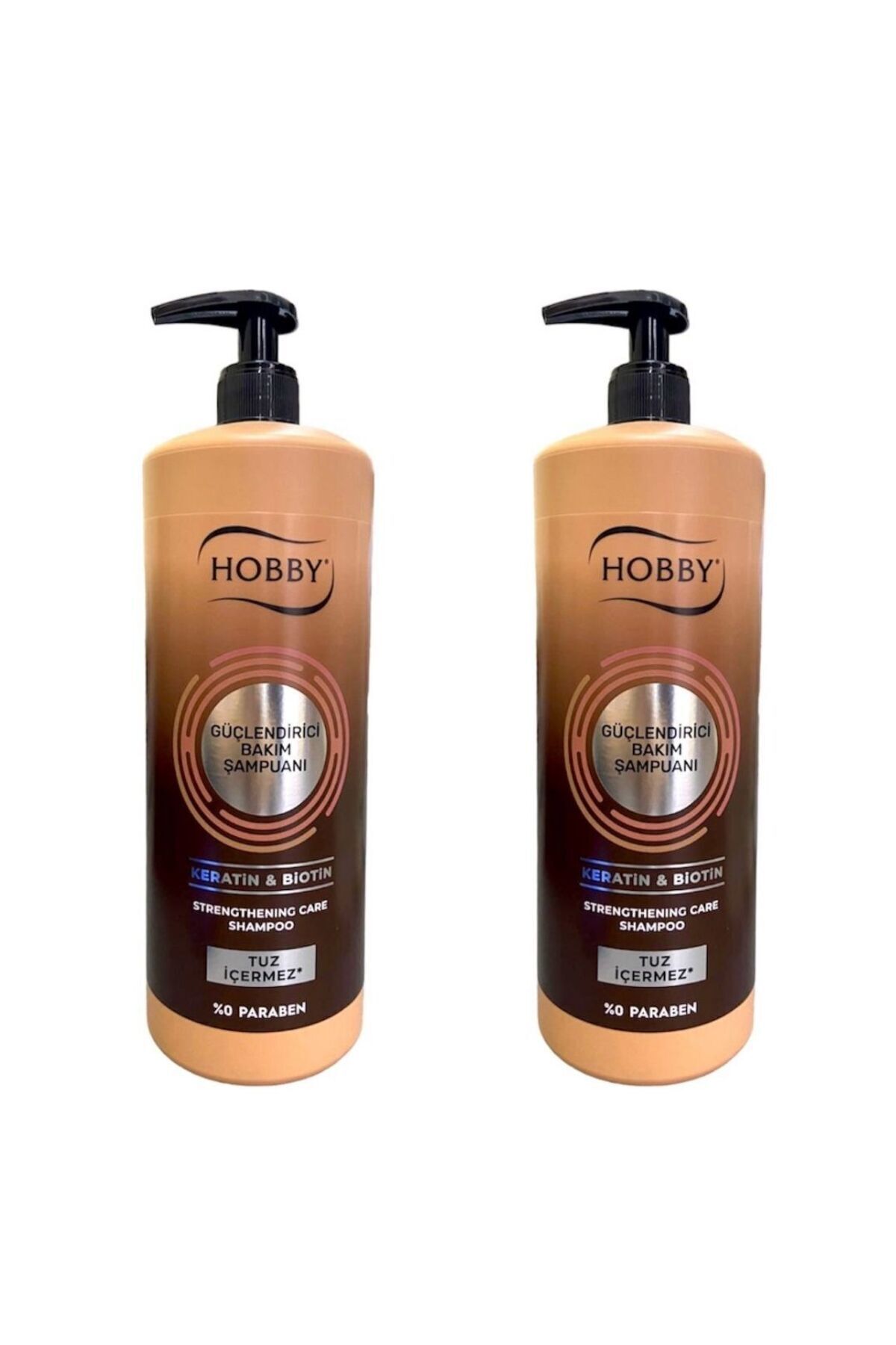 Hobby Hooby Keratin & Biotin Tuzsuz Şampuan 1000 ML X 2 Adet