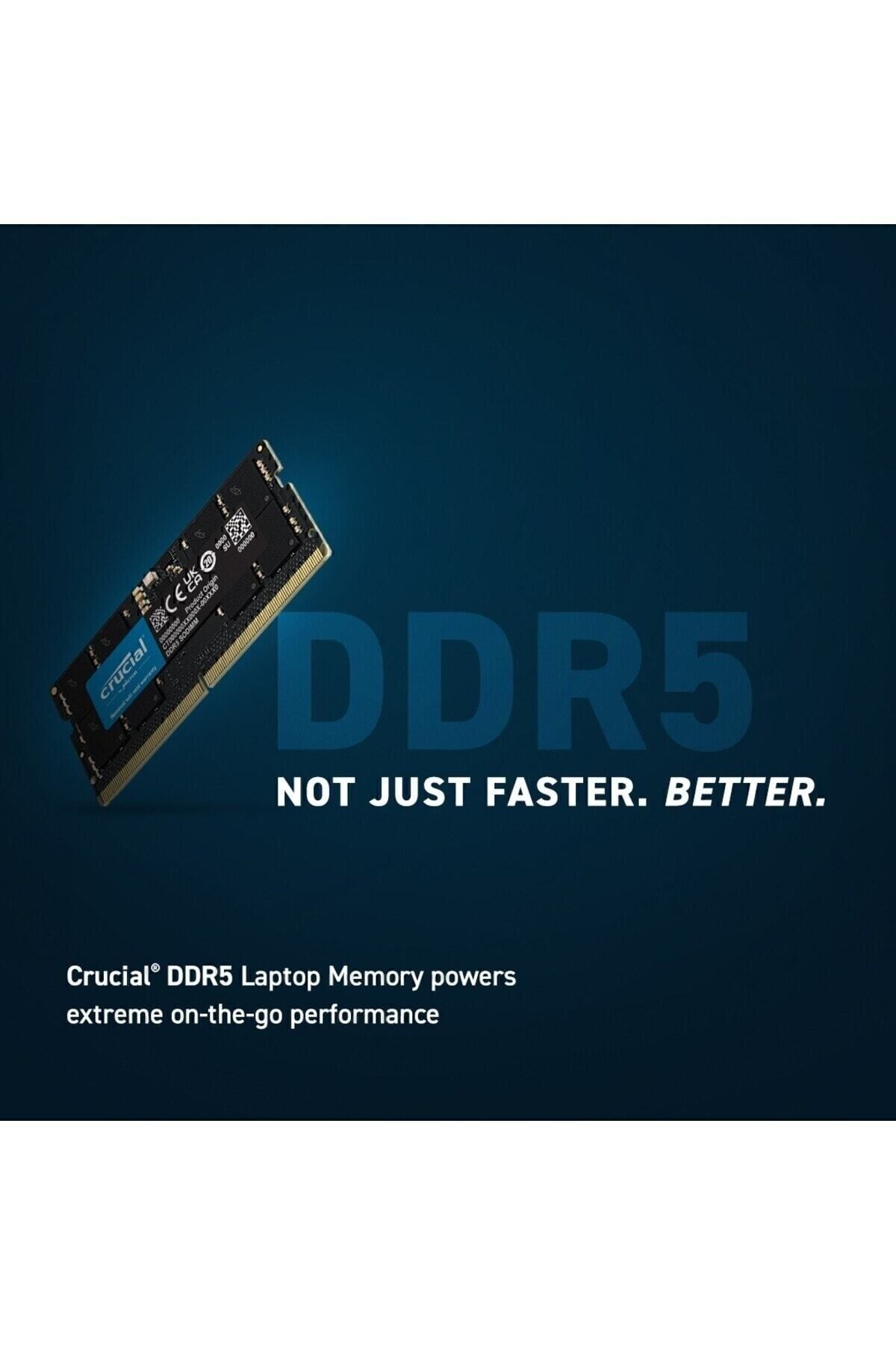 Crucial CB16GS4800 16GB DDR5 4800 SODIMM NOTEBOOK RAM BELLEK